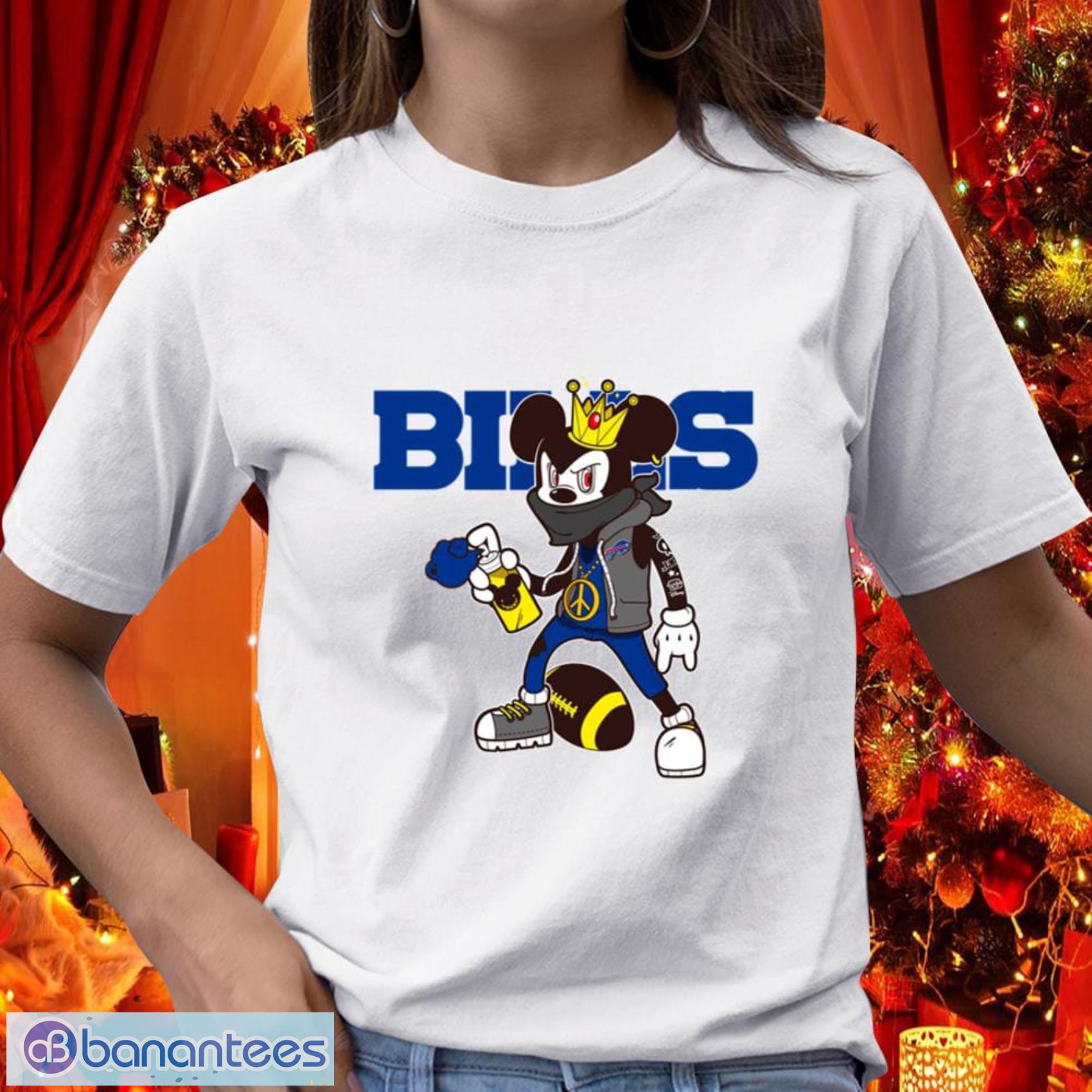 Buffalo Bills NFL Football Gift Fr Fans Mickey Peace Sign Sports T Shirt - Buffalo Bills NFL Football Mickey Peace Sign Sports T Shirt_1