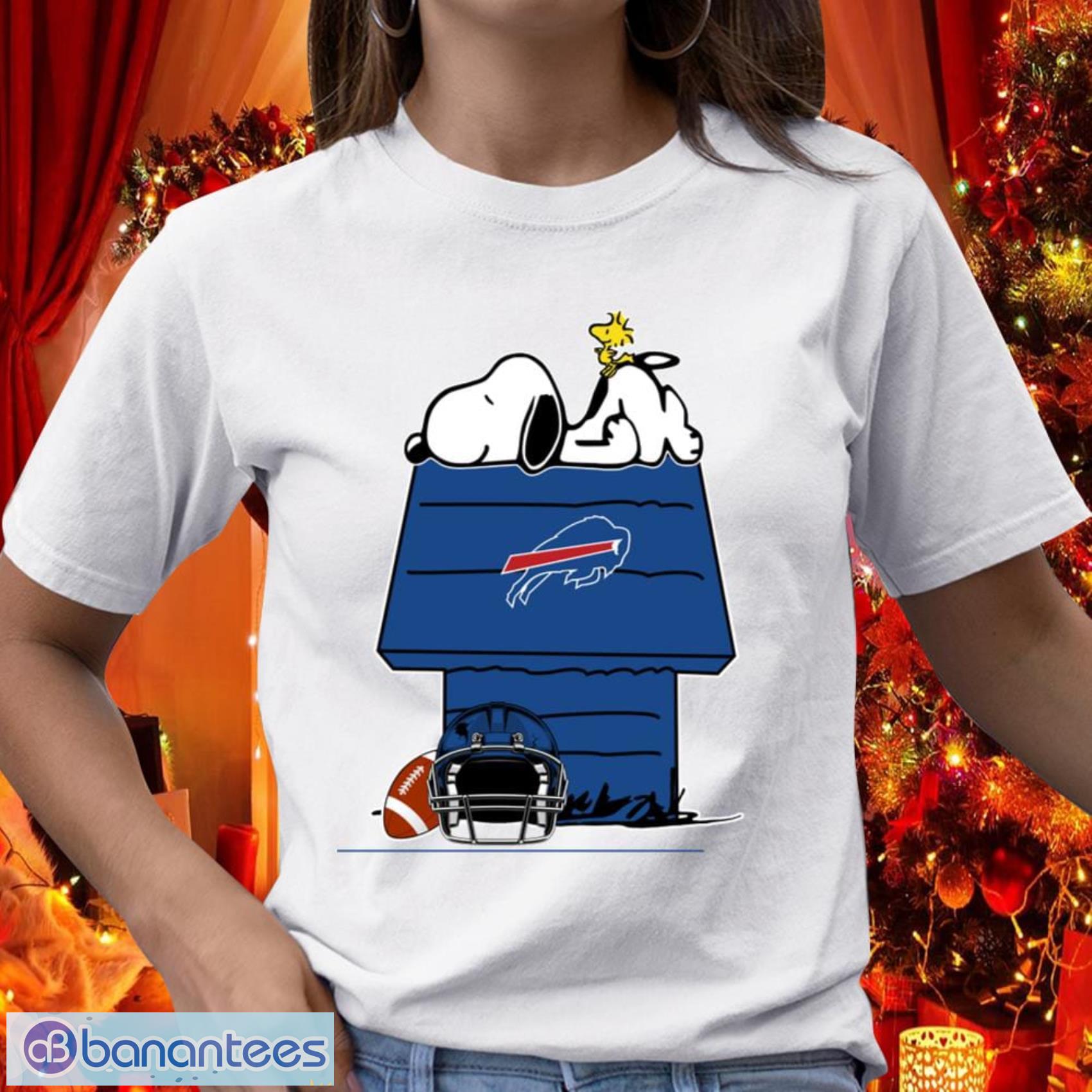 Buffalo Bills NFL Football Gift Fr Fans Snoopy Woodstock The Peanuts Movie  T Shirt - Banantees