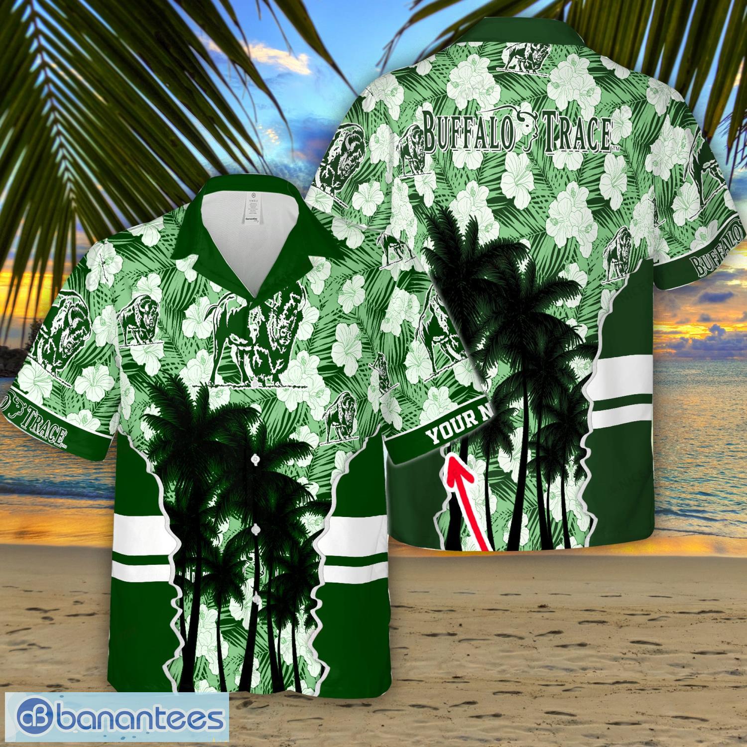 Chicago Bears NFL Custom Name Hawaiian Shirt Summer Shirt - Banantees