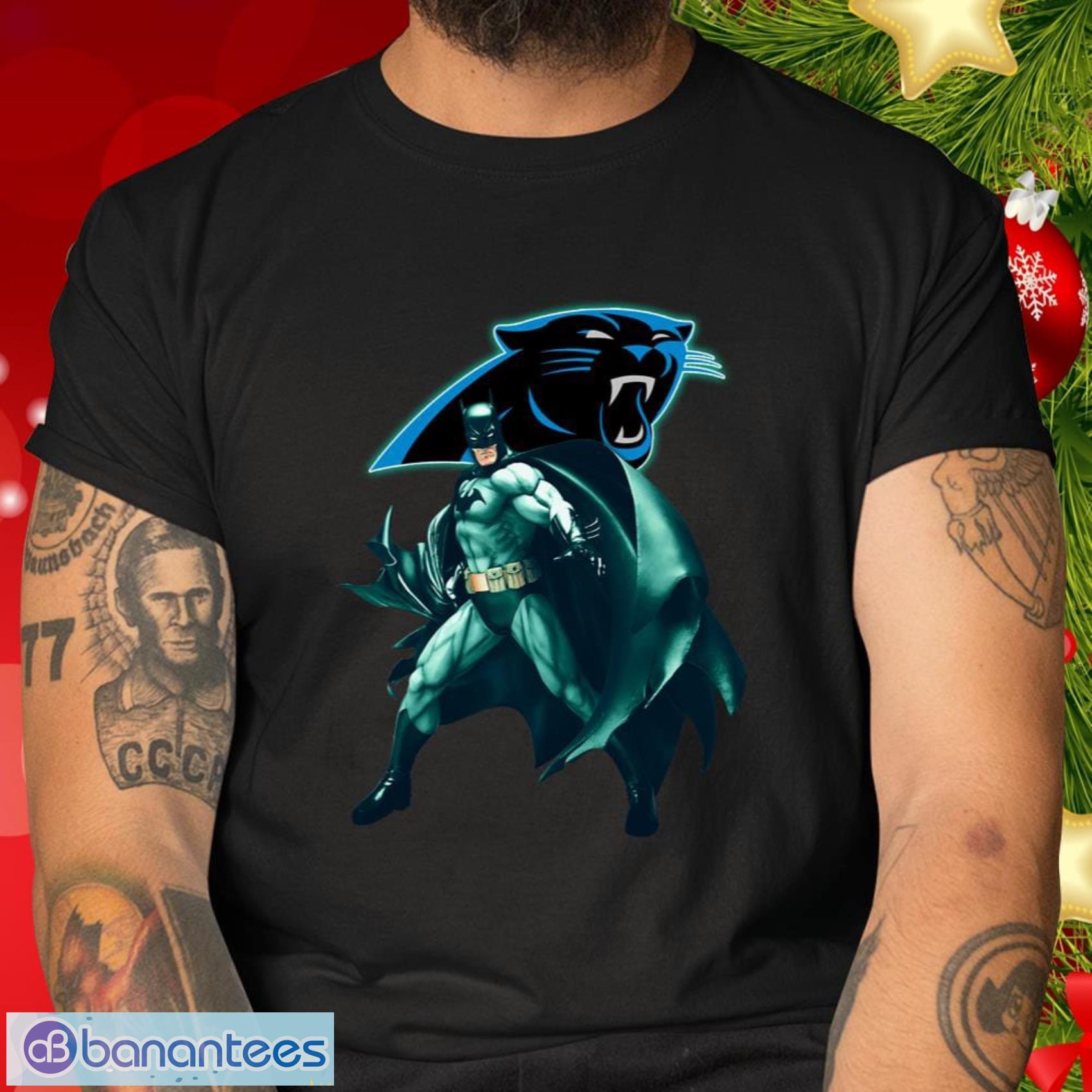 Carolina-Panthers Batman Dc T Shirt Gift For Sport Teams Fans - Carolina-Panthers Batman Dc T Shirt_2