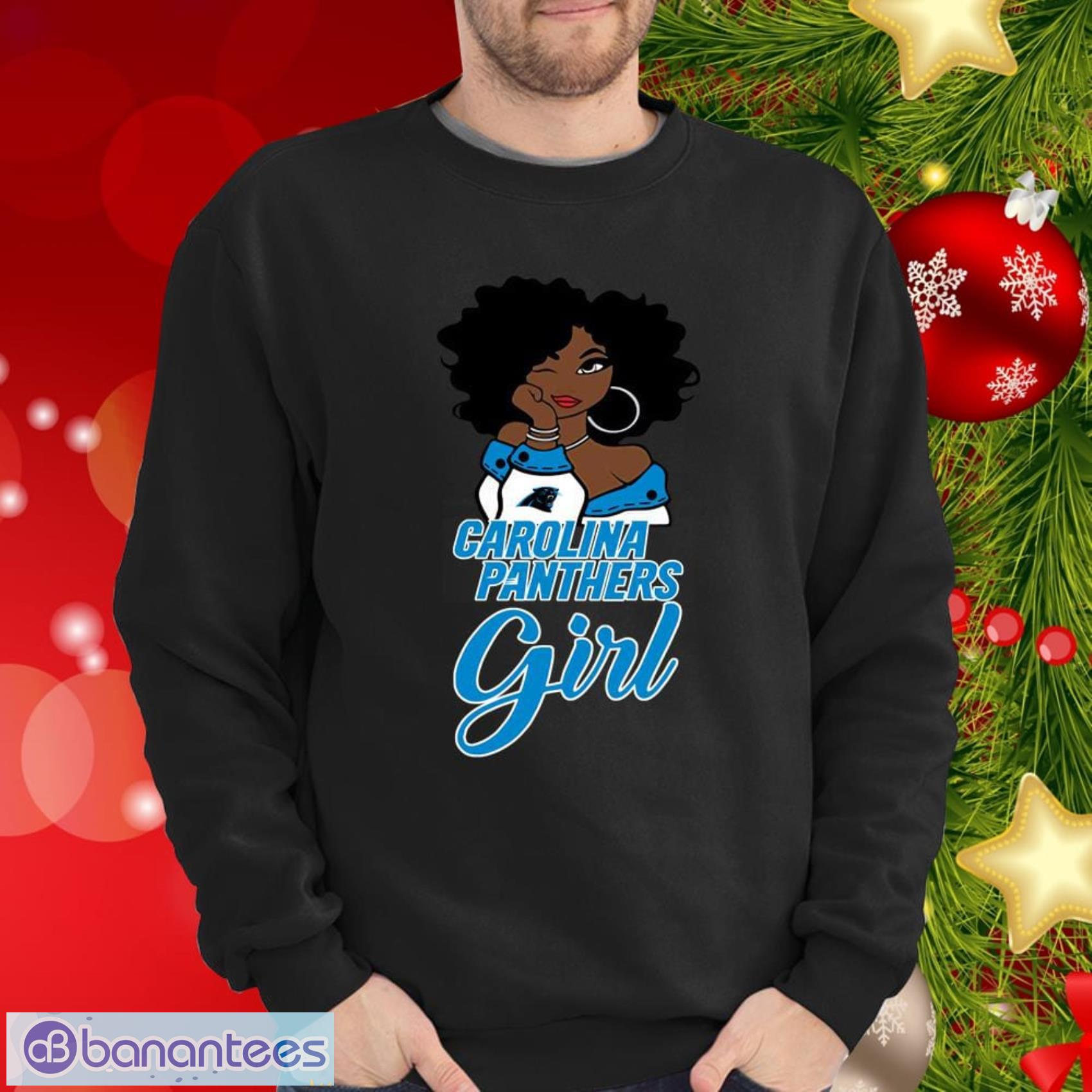 Carolina Panthers Girl NFL T Shirt Gift For Sport Team's Fans - Banantees