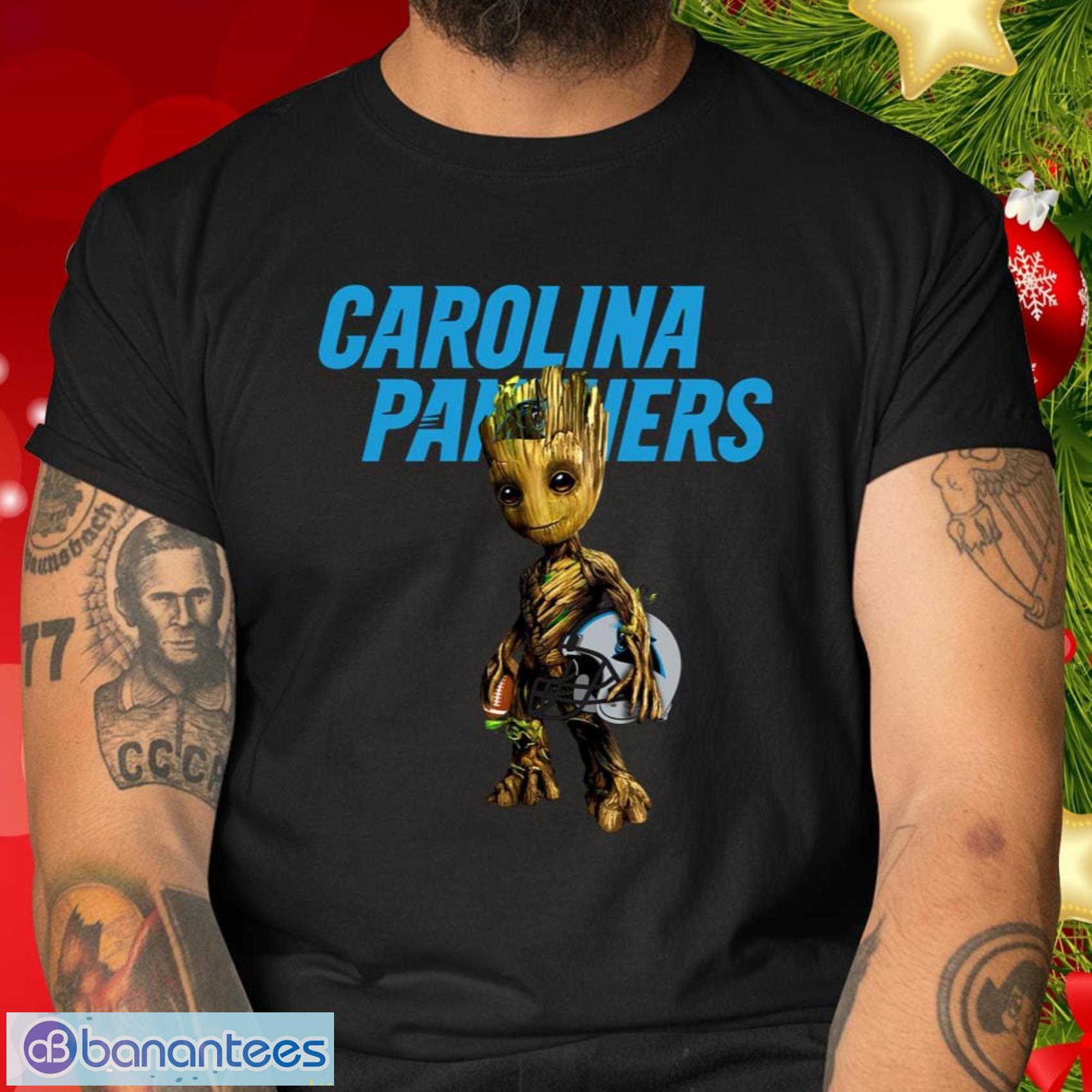 Carolina Panthers NFL Football Gift Fr Fans Groot Marvel Guardians Of The Galaxy T Shirt - Carolina Panthers NFL Football Groot Marvel Guardians Of The Galaxy T Shirt_2