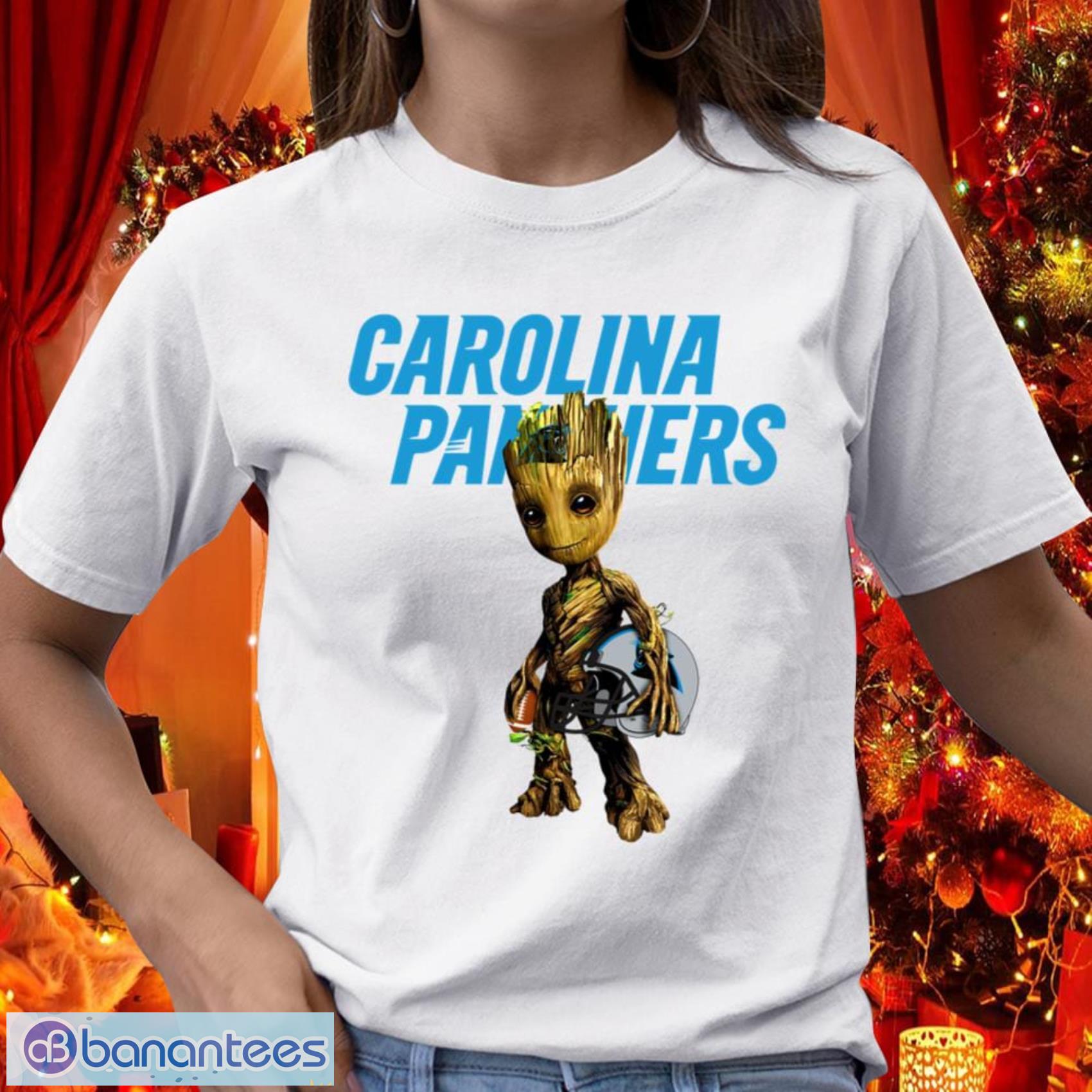 Carolina Panthers NFL Football Gift Fr Fans Groot Marvel Guardians Of The Galaxy T Shirt - Carolina Panthers NFL Football Groot Marvel Guardians Of The Galaxy T Shirt_1