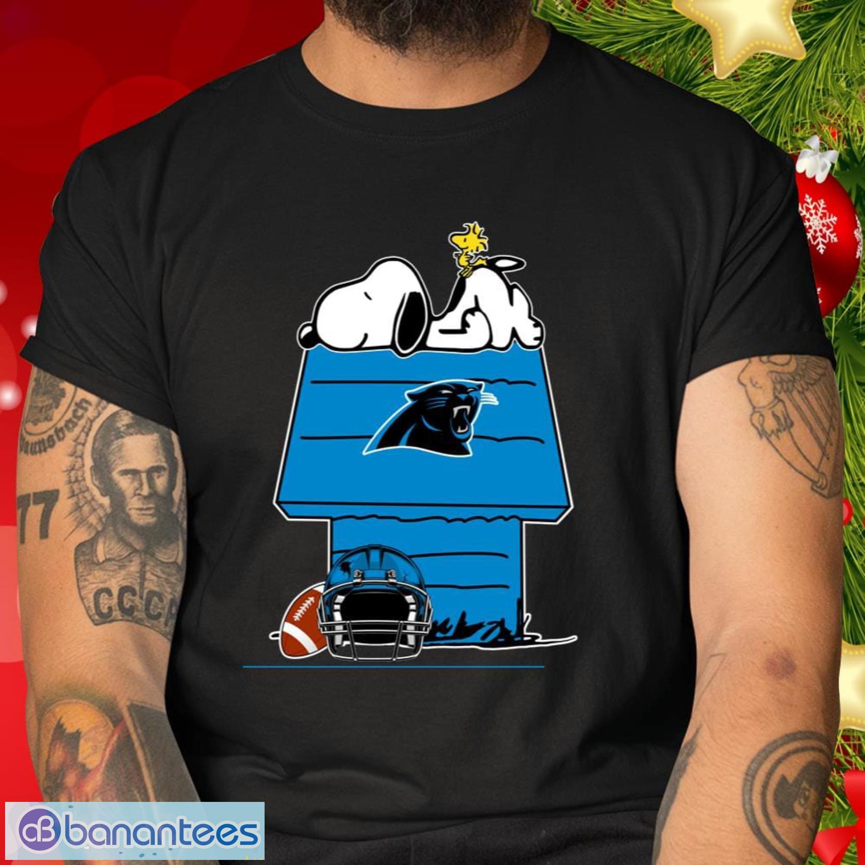 Carolina Panthers NFL Football Gift Fr Fans Snoopy Woodstock The Peanuts Movie T Shirt - Carolina Panthers NFL Football Snoopy Woodstock The Peanuts Movie T Shirt_2
