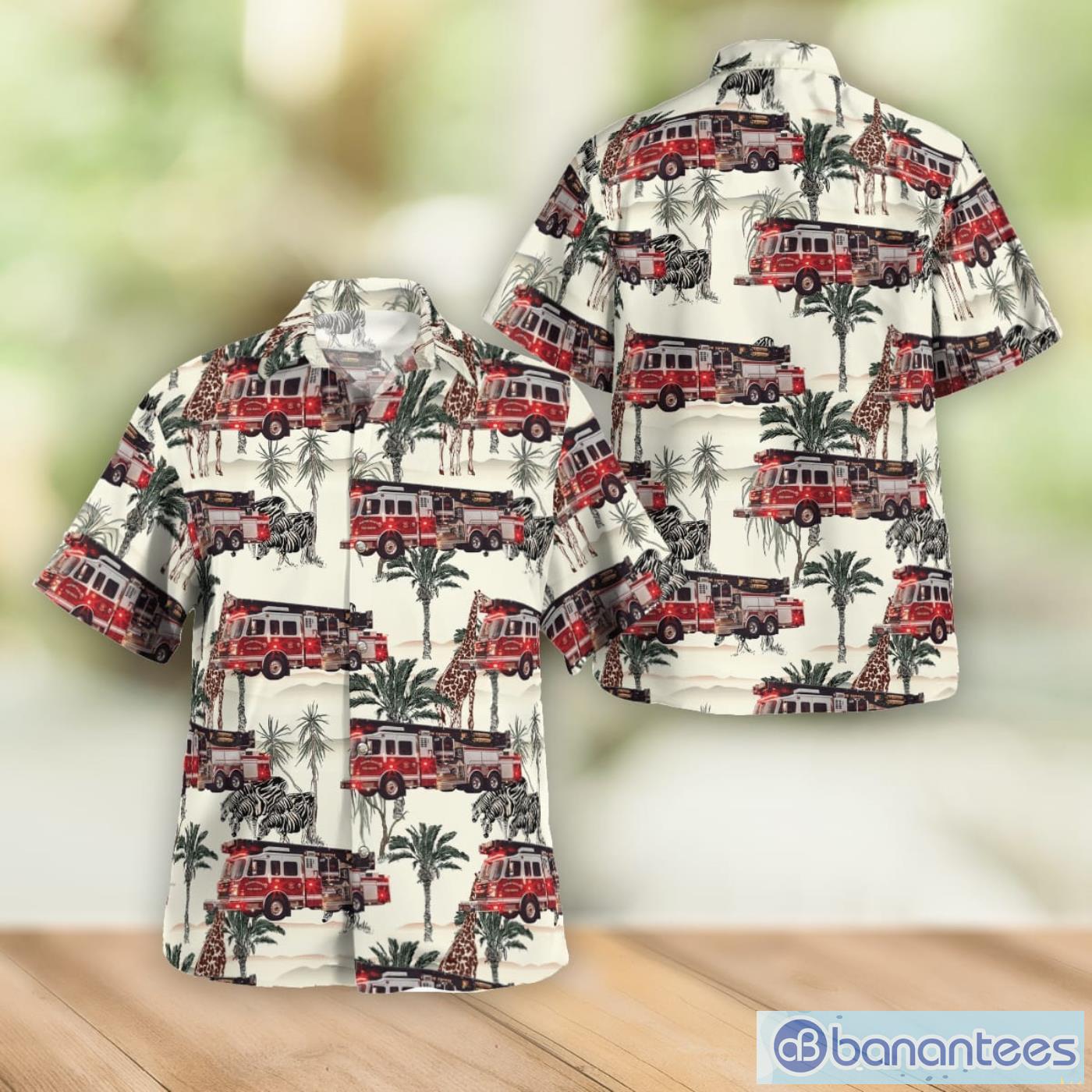 Cartersville Georgia Bartow County Fire & Emergency Services Men And Women Summer Gift Hawaiian Shirt Product Photo 1