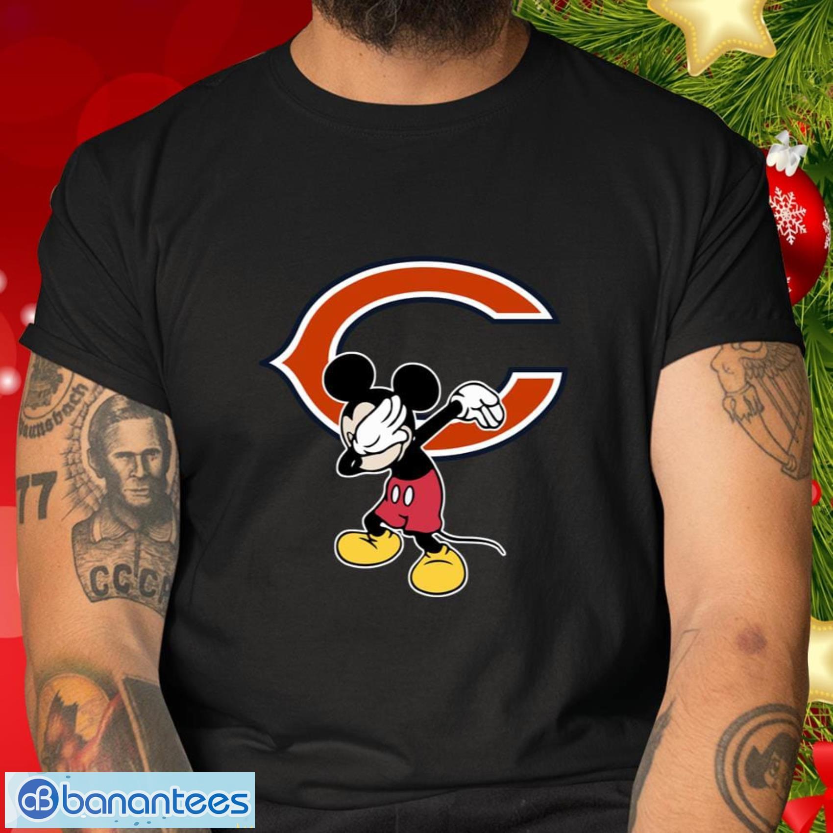 Chicago Bears NFL Football Gift Fr Fans Dabbing Mickey Disney Sports T Shirt - Chicago Bears NFL Football Dabbing Mickey Disney Sports T Shirt_2
