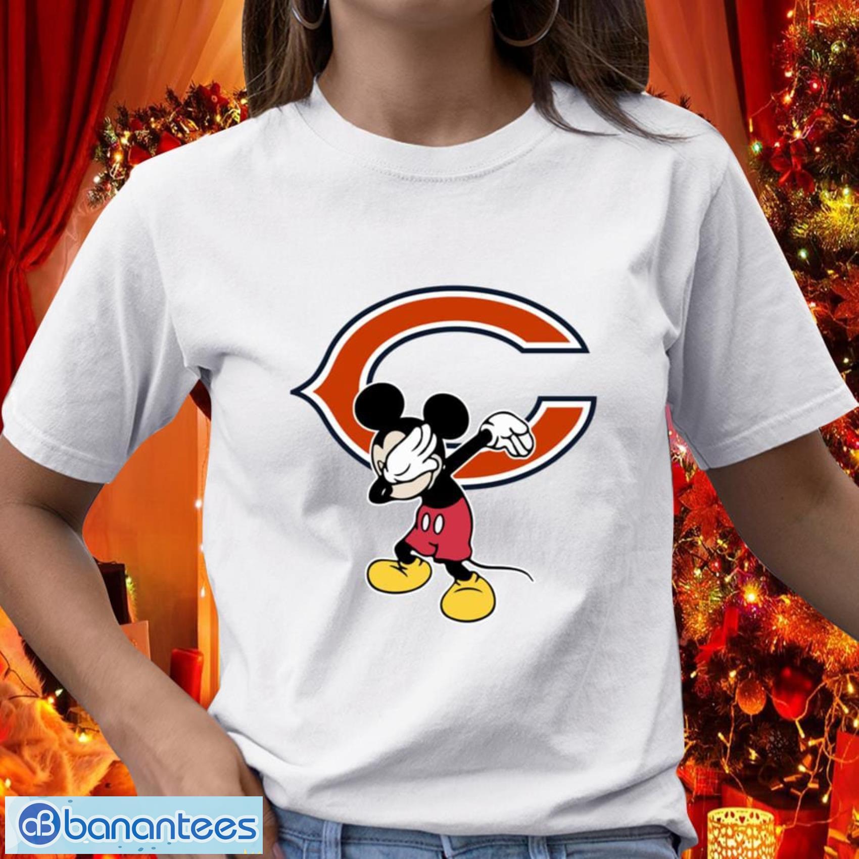 Chicago Bears NFL Football Gift Fr Fans Dabbing Mickey Disney Sports T Shirt - Chicago Bears NFL Football Dabbing Mickey Disney Sports T Shirt_1