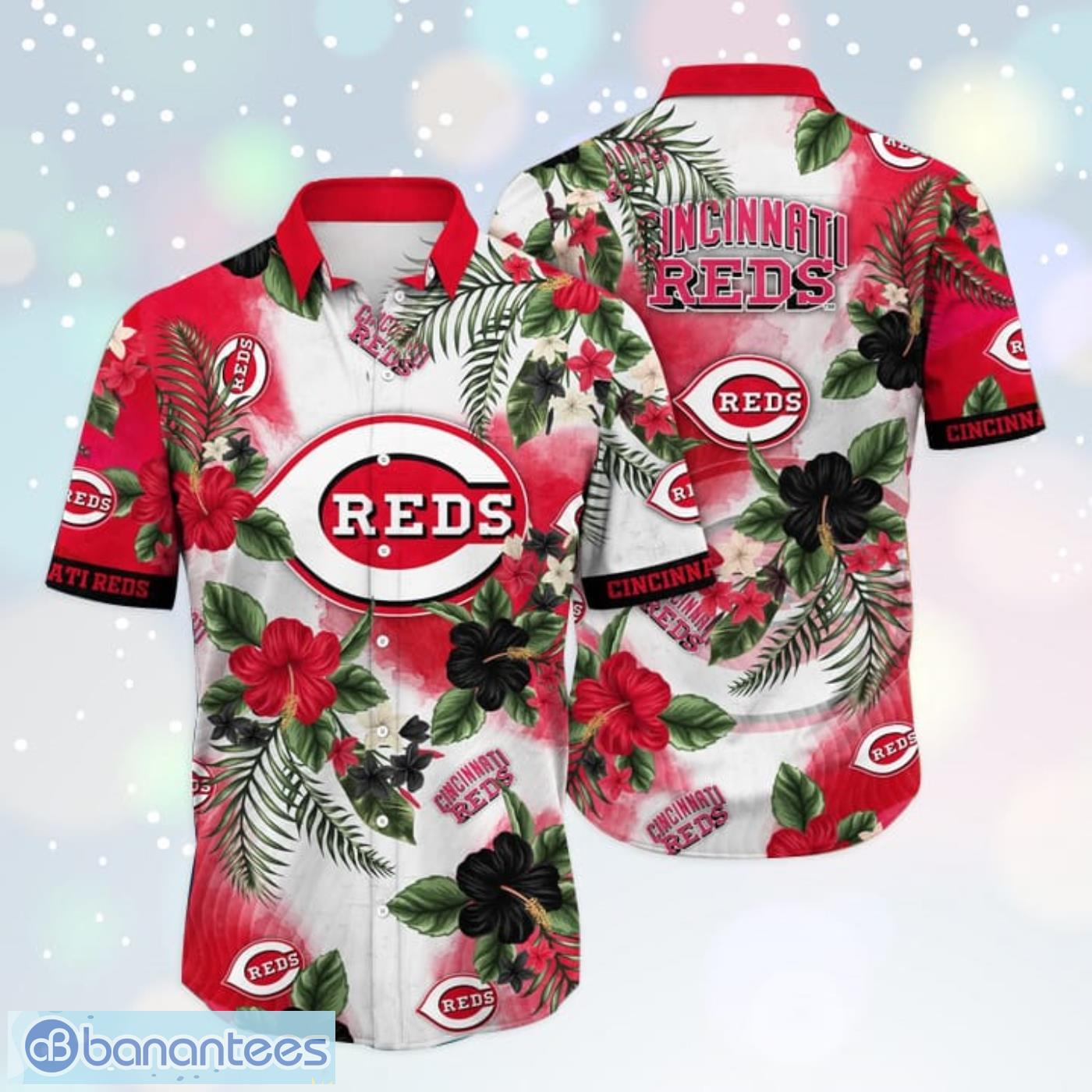 Personalized Name Cincinnati Reds MLB Flower Hawaii Shirt, New