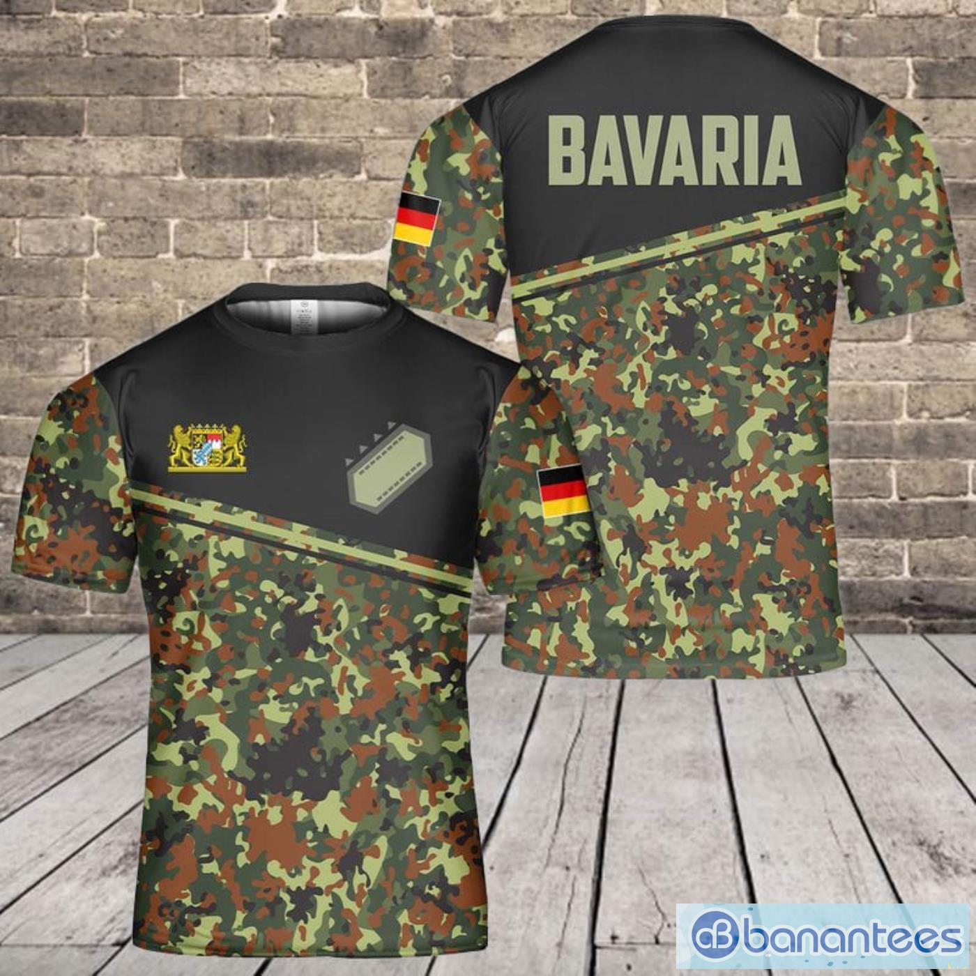 Custom Name Germany Bavaria Lover Best Gift All Print 3D T-Shirt Product Photo 1