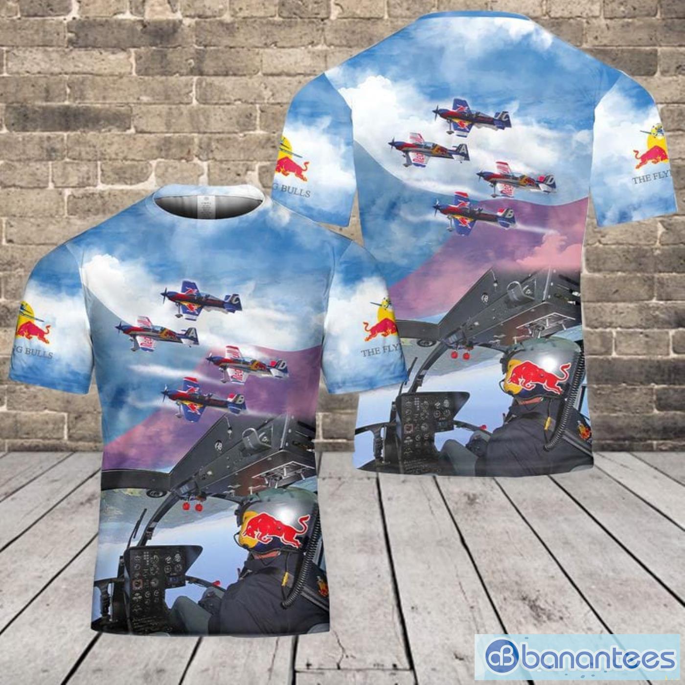 Czech Aerobatic Team Flying Bulls Aerobatics Team All Print 3D T-Shirt Product Photo 1