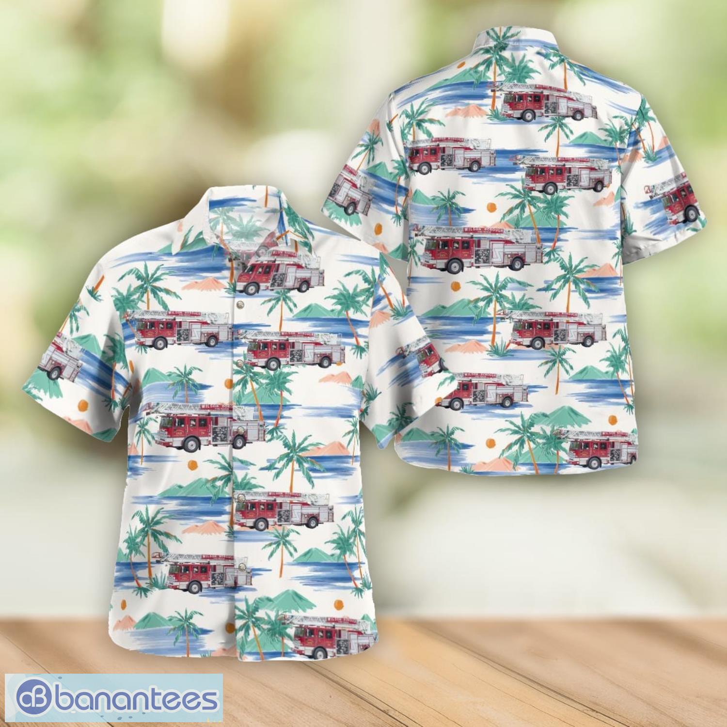 Easton, Pennsylvania, Wilson Borough Fire Department 3D Hawaiian Shirt Best Gift For Men And Women Product Photo 1