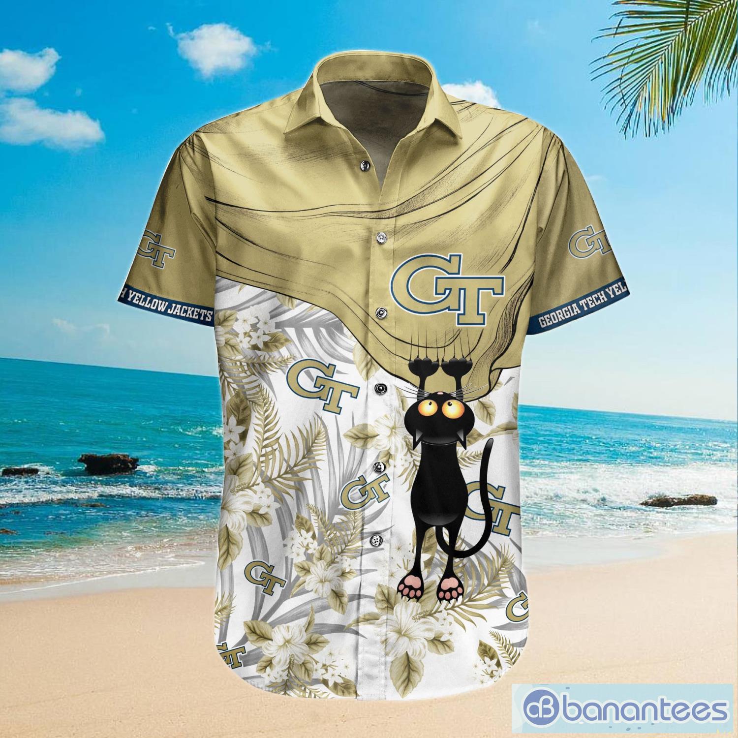 Memphis Tigers Cute Black Cat Hawaiian Shirt And Shorts Funny Summer Gift -  Banantees