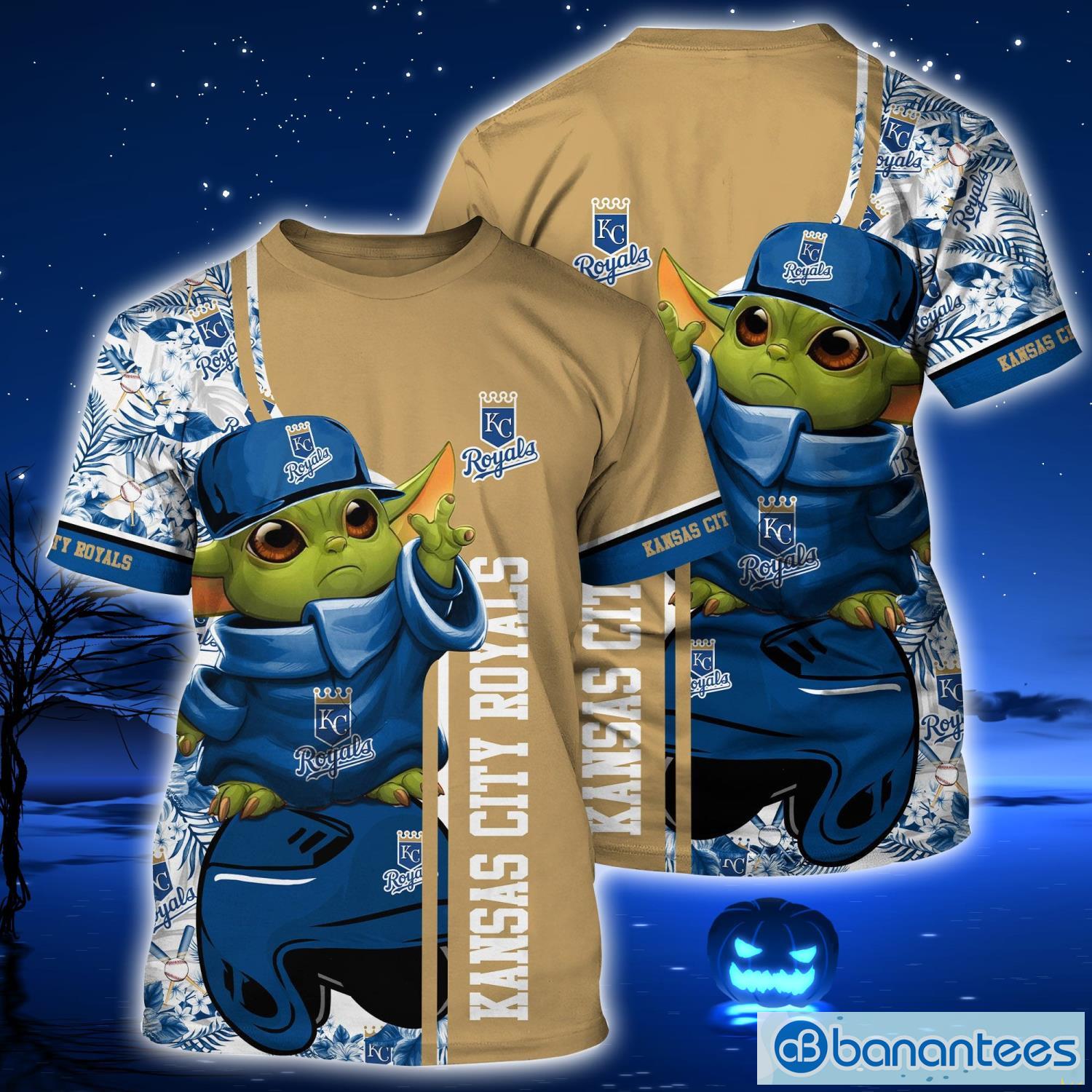 Personalized Name Kansas City Royals Mlb Baby Yoda Star Wars Unisex 3D  Baseball Jersey - Bring Your Ideas, Thoughts And Imaginations Into Reality  Today