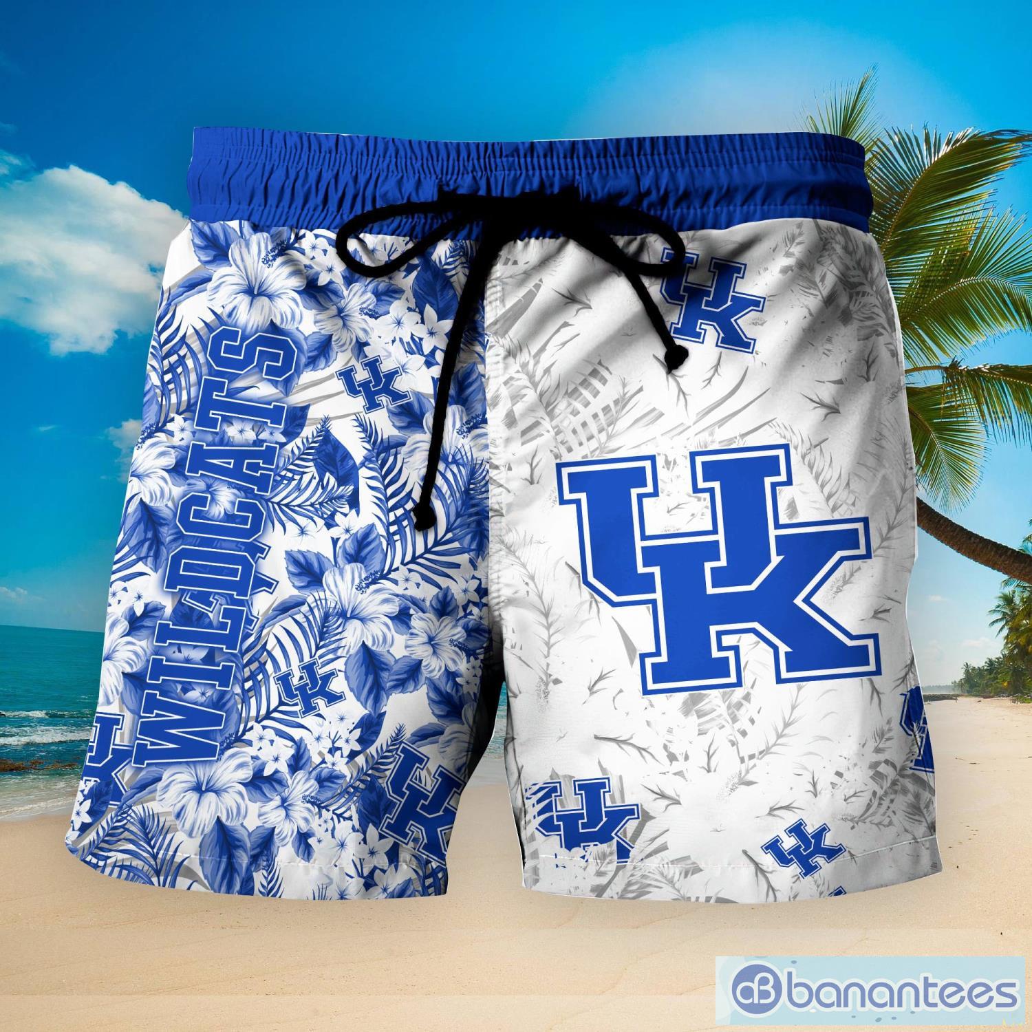 Kentucky Wildcats Cute Black Cat Hawaiian Shirt And Shorts Funny Summer  Gift - Banantees