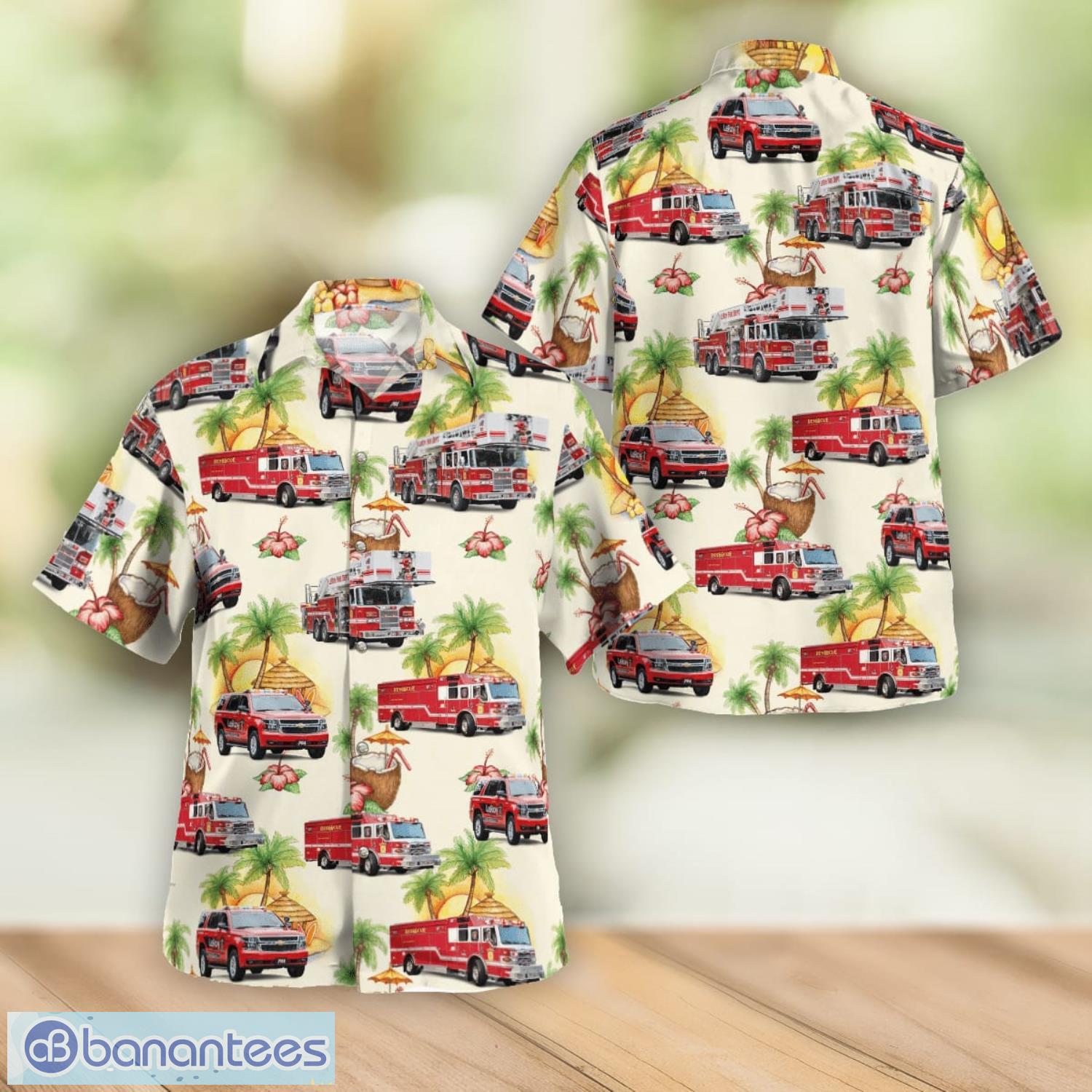 LeRoy Fire Department - LeRoy NY Men And Women Summer Gift Hawaiian Shirt Product Photo 1