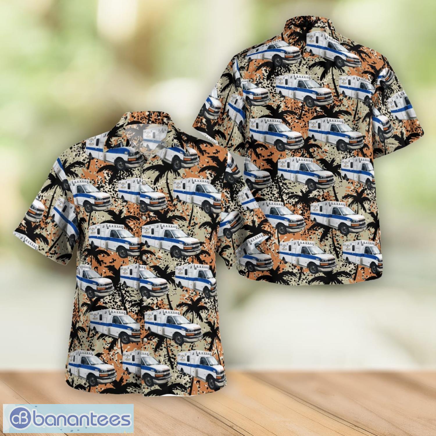 Liberty Maine Liberty Ambulance Service Beach Gift Aloha Hawaiian Shirt Product Photo 1