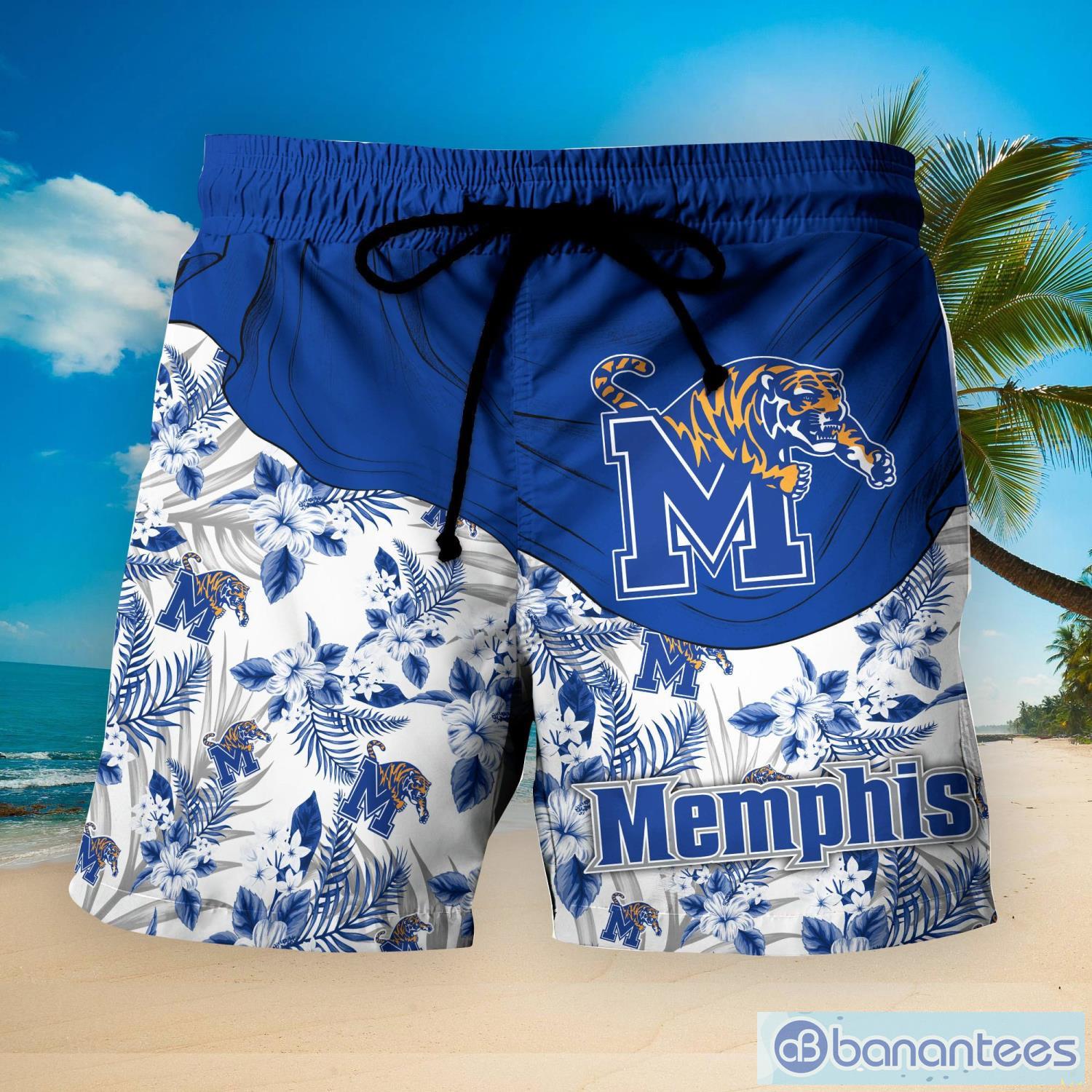 Memphis Tigers Cute Black Cat Hawaiian Shirt And Shorts Funny Summer Gift -  Banantees