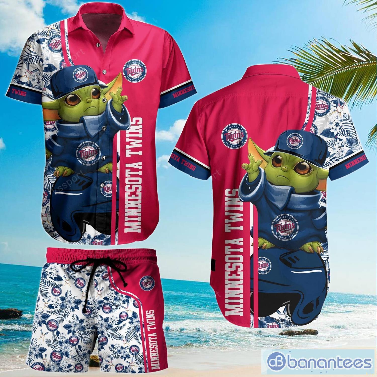 Baby Yoda Boston Red Sox MLB Hawaiian Shirt and Shorts