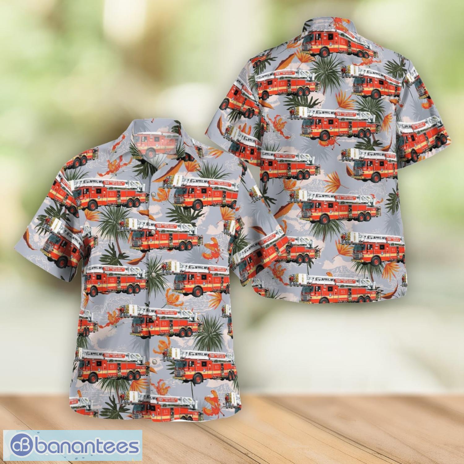 Montgomery County Maryland – Fire & Rescue Service Hawaiian Shirt Summer Gift For Men And Women Product Photo 1