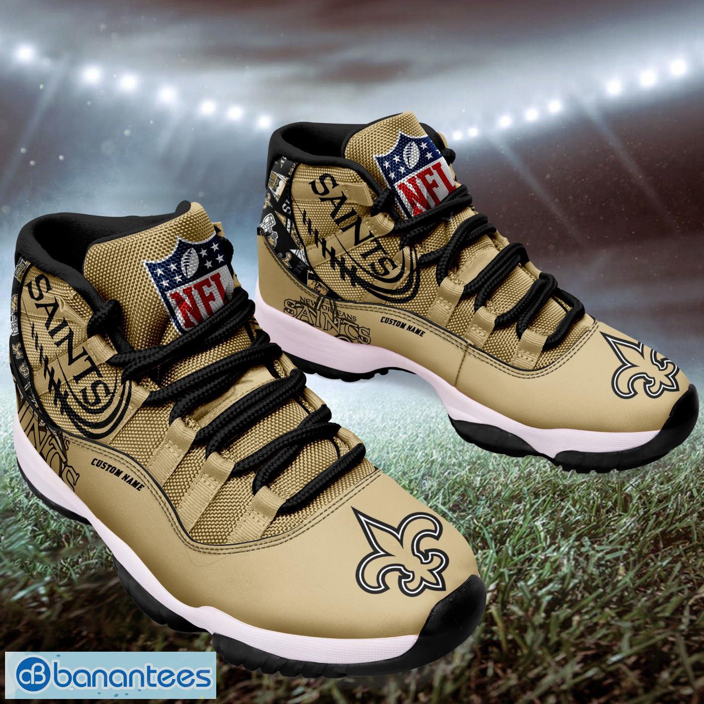 Cincinnati Bengals Custom Name Air Jordan 11 Sneaker Shoes For Sport Fans -  Banantees