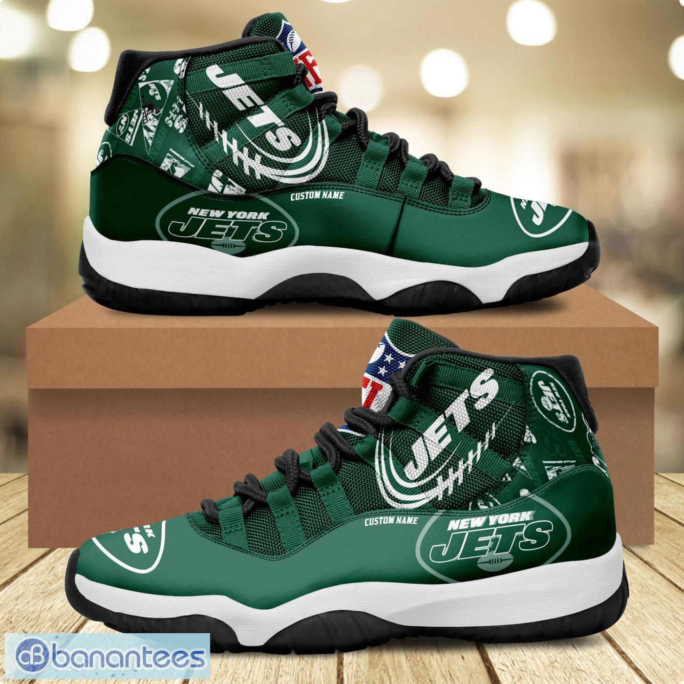 New York Jets CUSTOM Nike Air Force Shoes -  Worldwide  Shipping