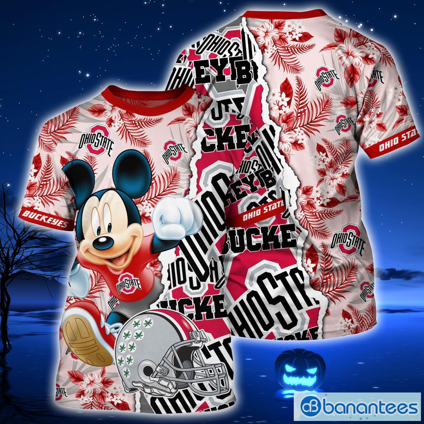 Mickey Mouse Disney Cartoon Graphics Unisex 3D Baseball Jersey