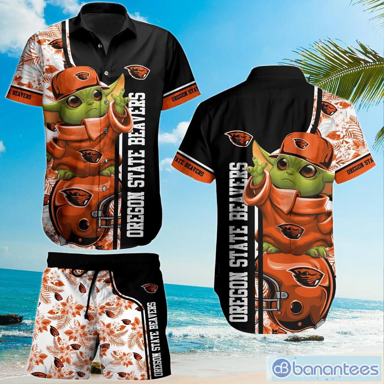 Detroit Lions NFL Baby Yoda 3D Hawaiian Shirt And Shorts For Men And Women  Gift Fans - Banantees