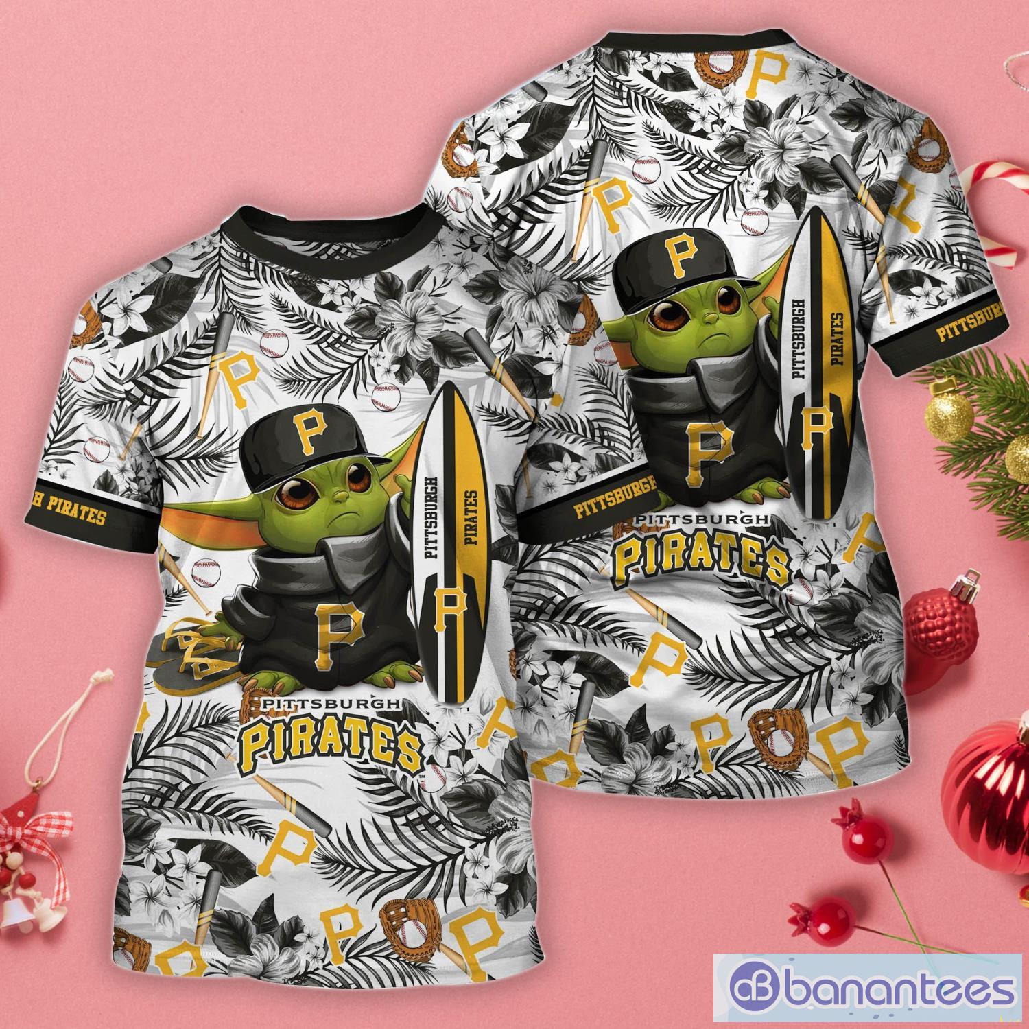 Pittsburgh Pirates Sport Fans 3D T-Shirt Gift For Dad - Banantees