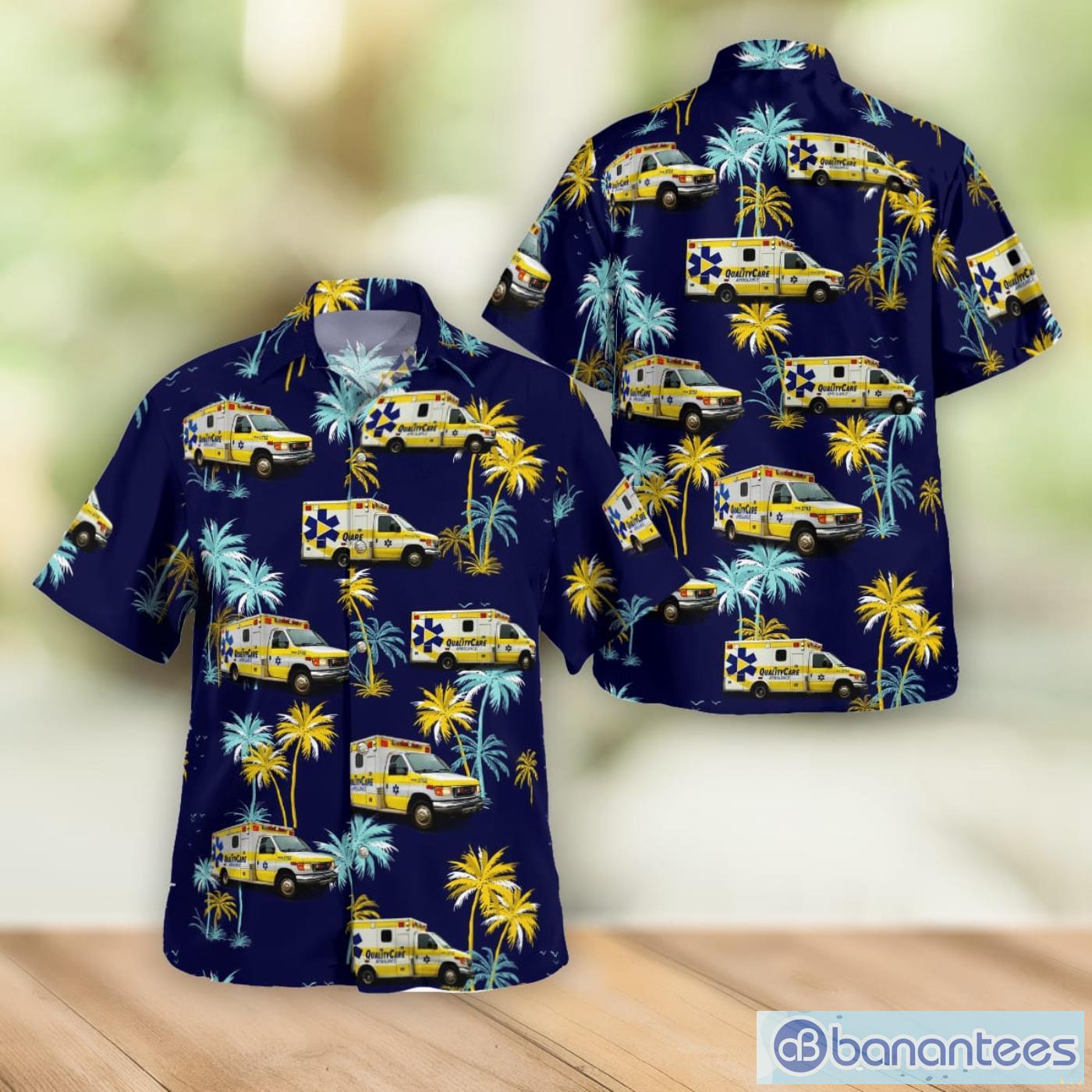 Quality Care Ambulance, Marion, Indiana 3D Hawaiian Shirt Best Gift For Men And Women Product Photo 1