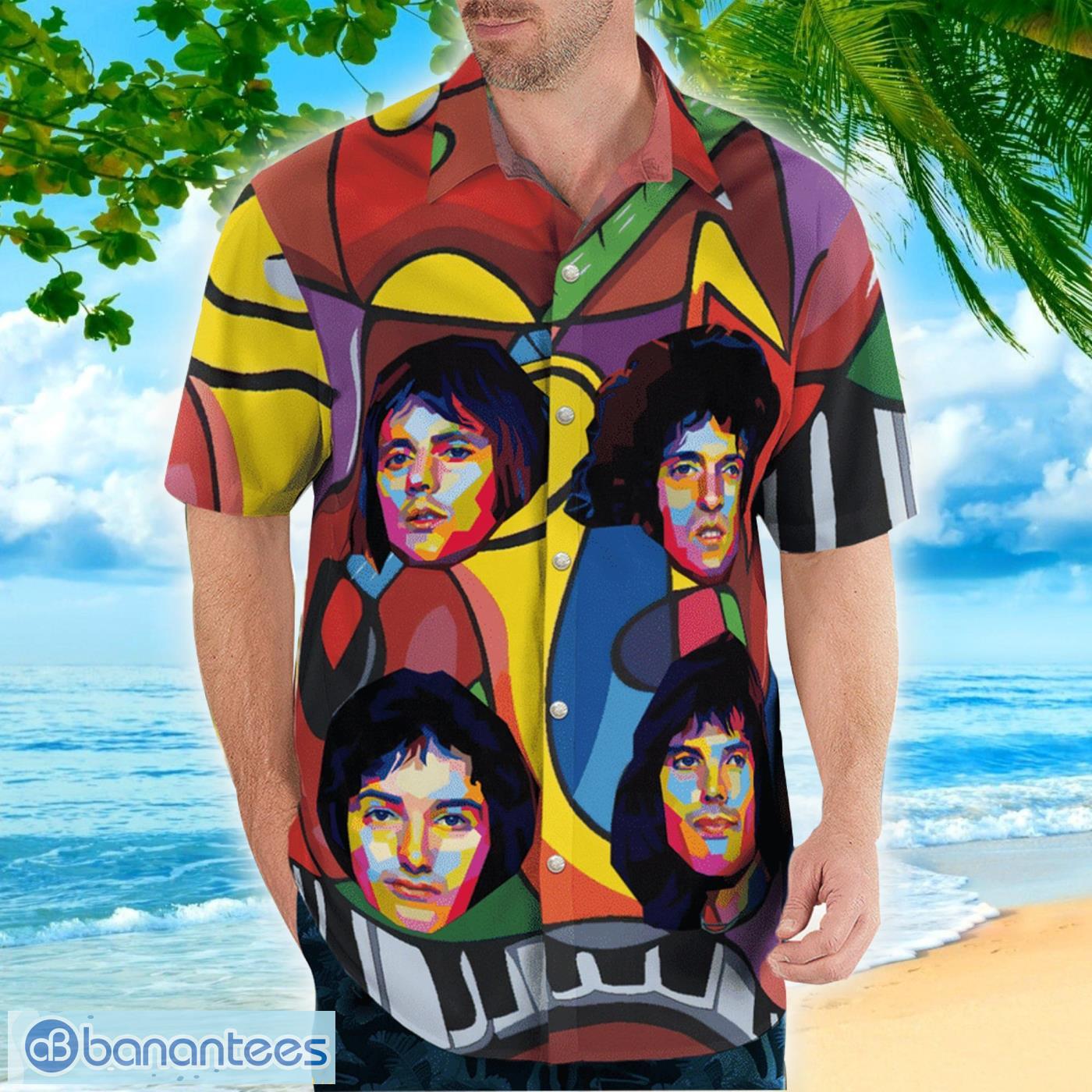 Queen Freddie Mercury Hawaiian Shirt - Banantees