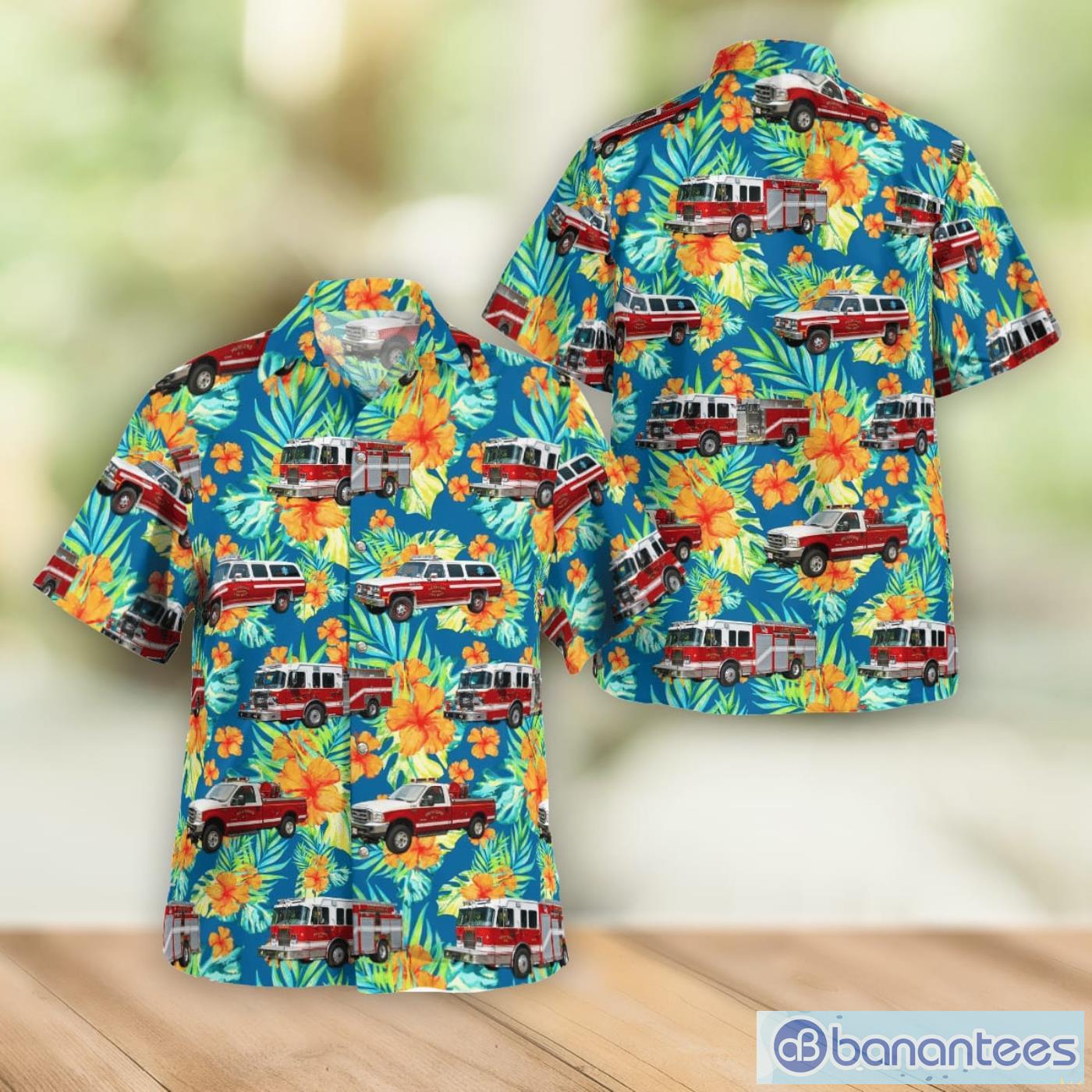 Rexford, New York, Rexford Fire Department 3D Hawaiian Shirt Best Gift For Men And Women Product Photo 1