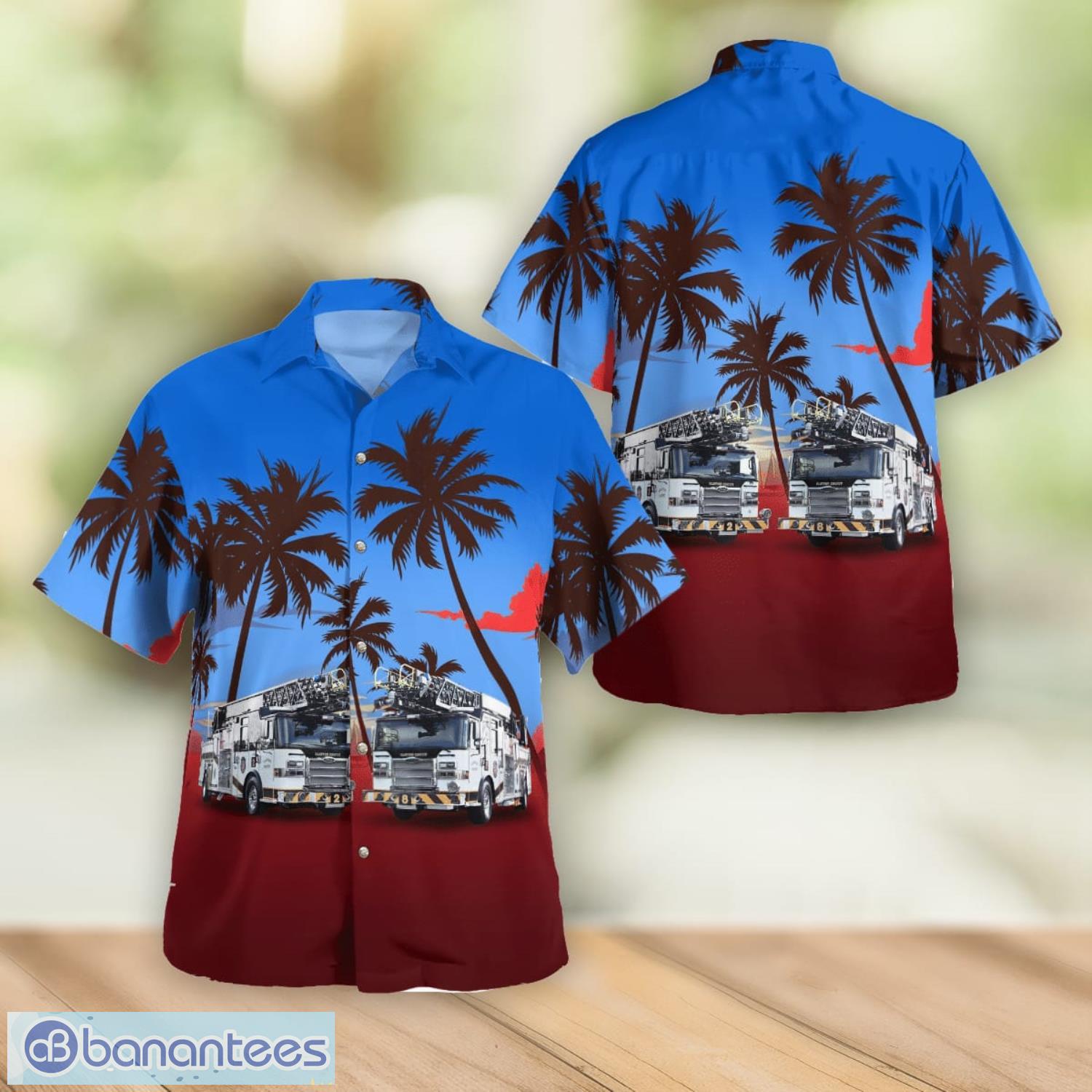 Riverdale, Georgia, Clayton County Fire & Emergency Services Hawaiian Shirt Summer Gift For Men And Women Product Photo 1