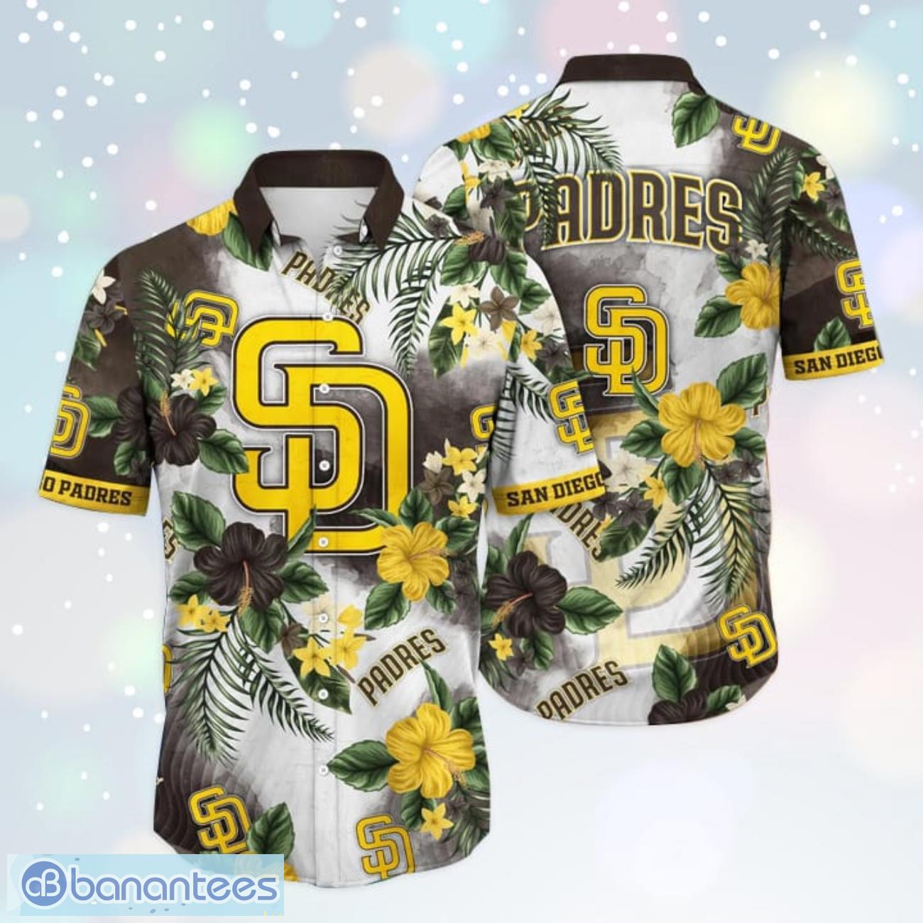 San Diego Padres MLB Flower Hawaiian Shirt Football Fans Shirt - Banantees