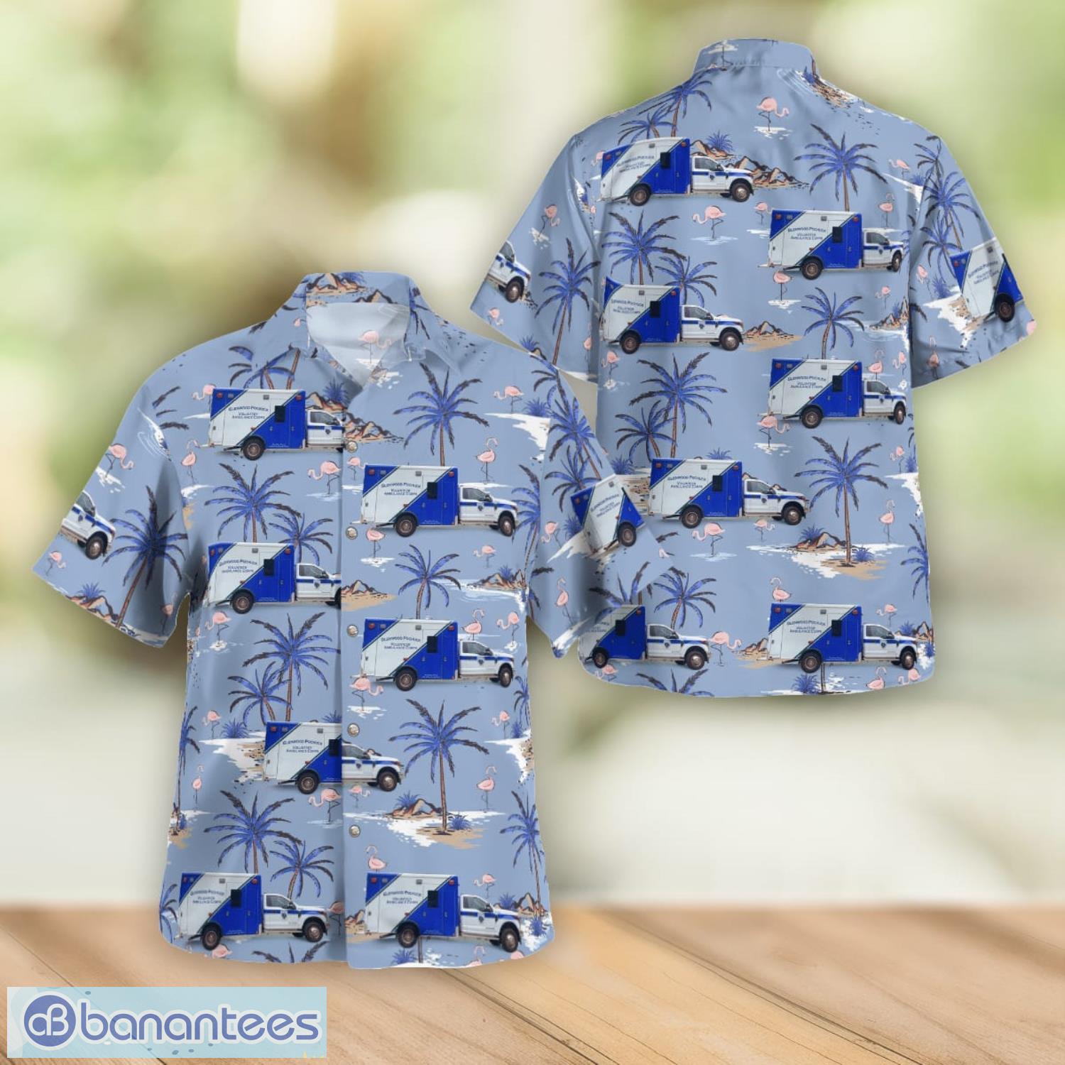 Sussex New Jersey Glenwood Pochuck Volunteer Ambulance Corps Beach Gift Aloha Hawaiian Shirt Product Photo 1