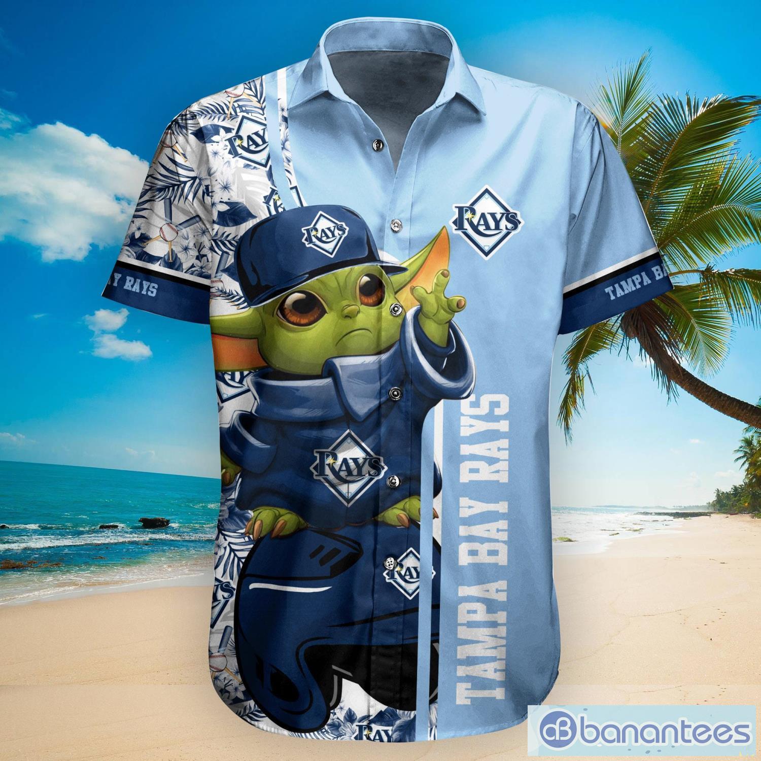 Tampa Bay Rays Baby Yoda Lover 3D T-Shirt For Fans - Banantees
