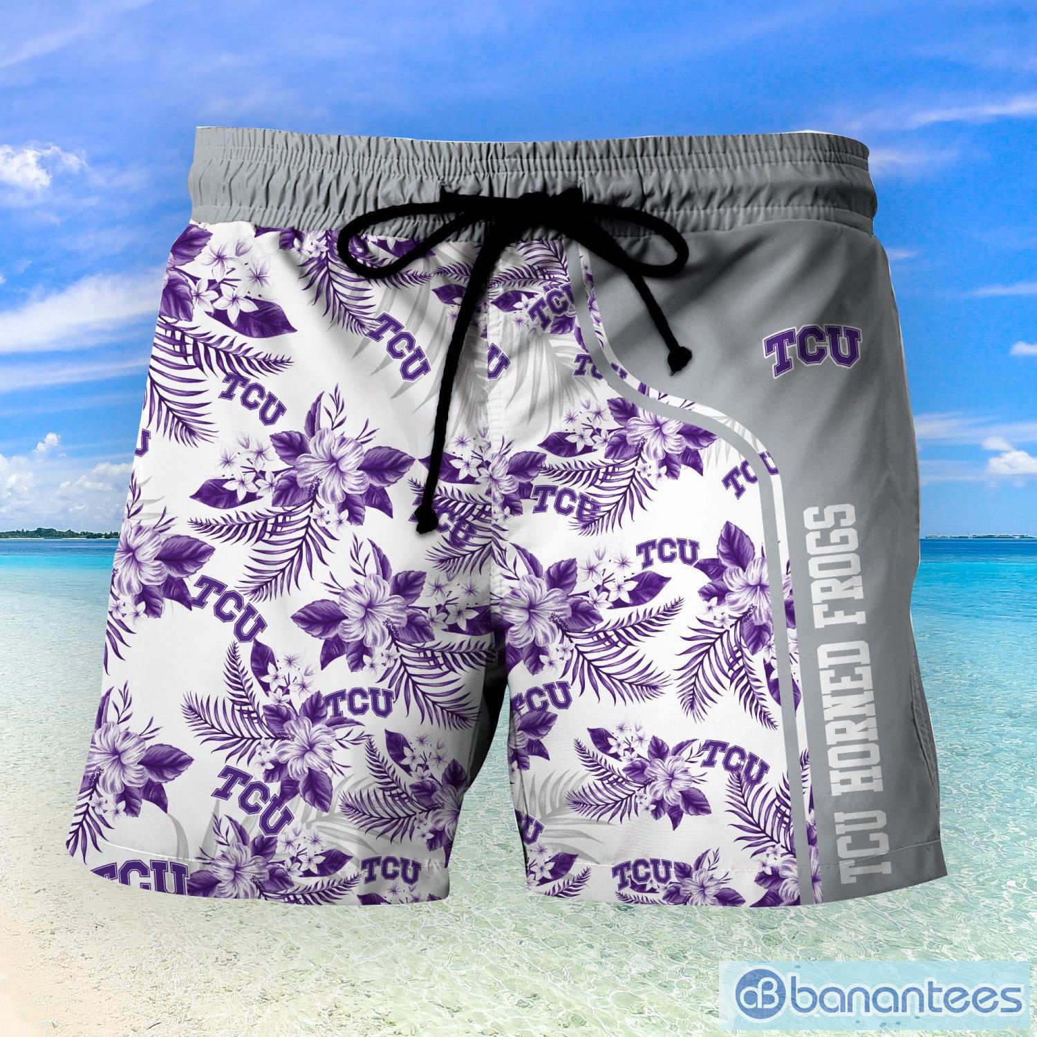 Tcu Horned Frogs NCAA Baby Yoda Tiki Flower Hawaiian Shirt