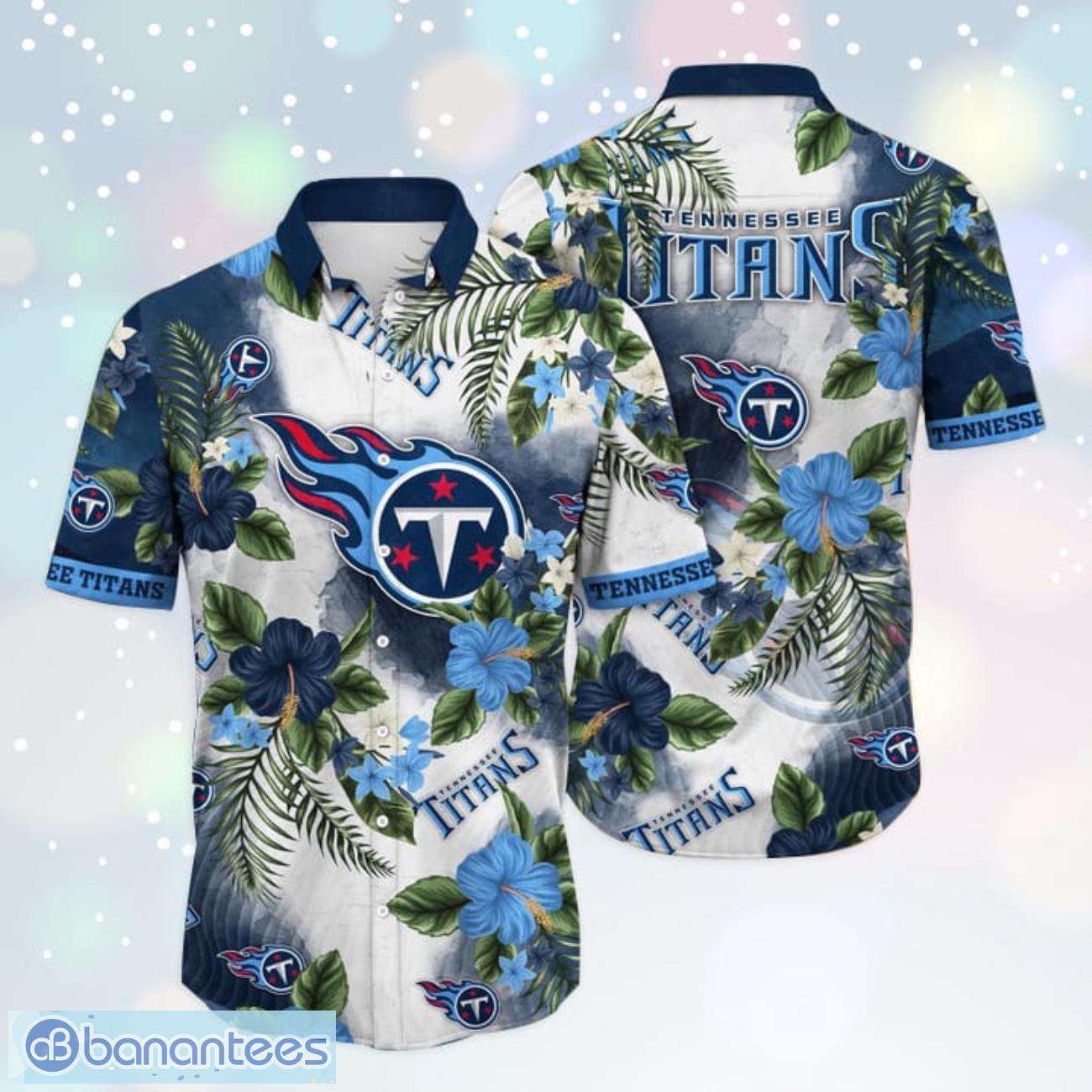 Tennessee Titans NFL Flower Hawaiian Shirt Football Fans Shirt