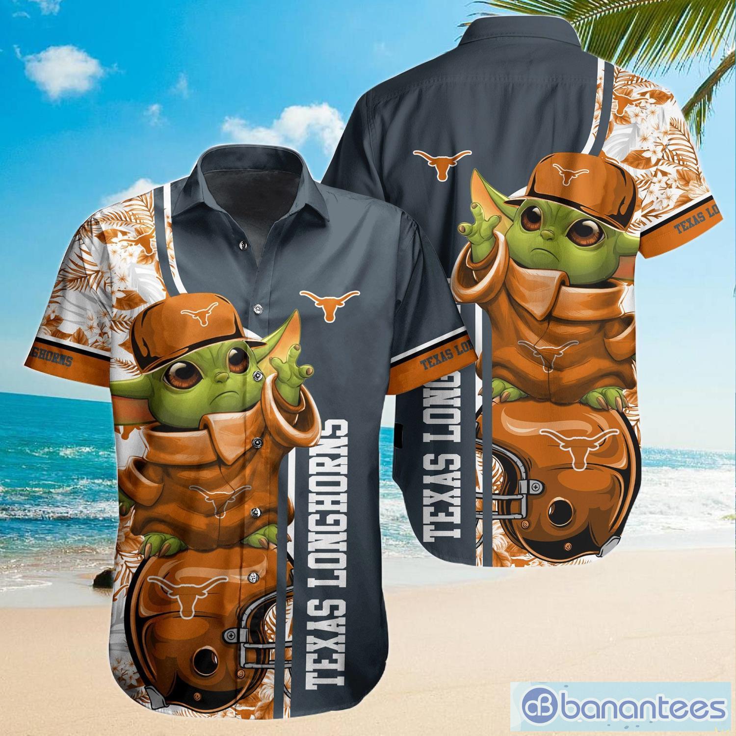 Texas Rangers Baby Yoda Lover Tropical Style Hawaiian Shirt And Shorts -  Banantees