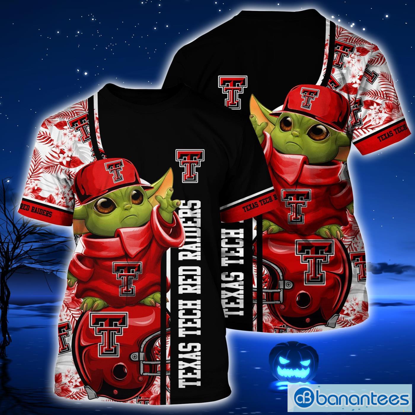 Texas Tech Red Raiders And Mickey Lover 3D T-Shirt For Fans - Banantees