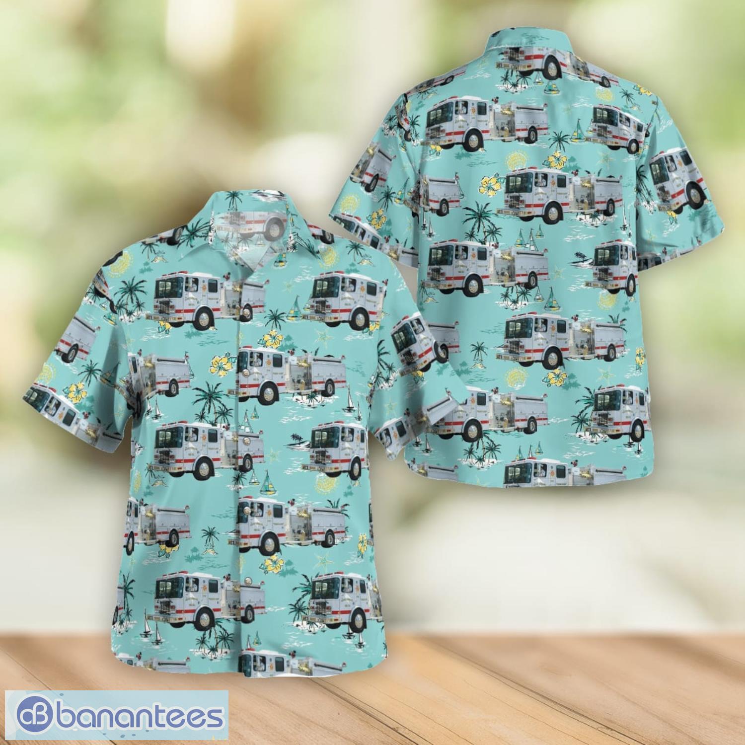 Thibodaux Louisiana South Thibodaux Fire Company Beach Gift Aloha Hawaiian Shirt Product Photo 1
