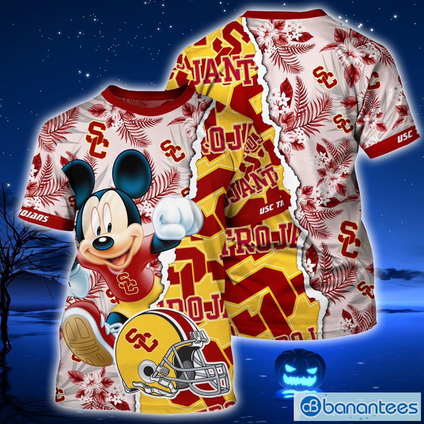 Kansas City Chiefs Mickey Mouse And Friends Disney 3D T-Shirt