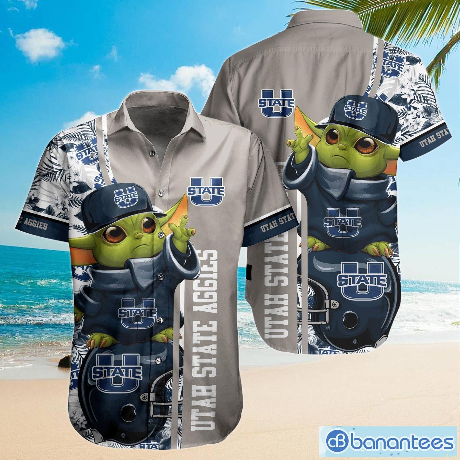 Houston Texans NFL Baby Yoda 3D Hawaiian Shirt And Shorts For Men And Women  Gift Fans - Banantees