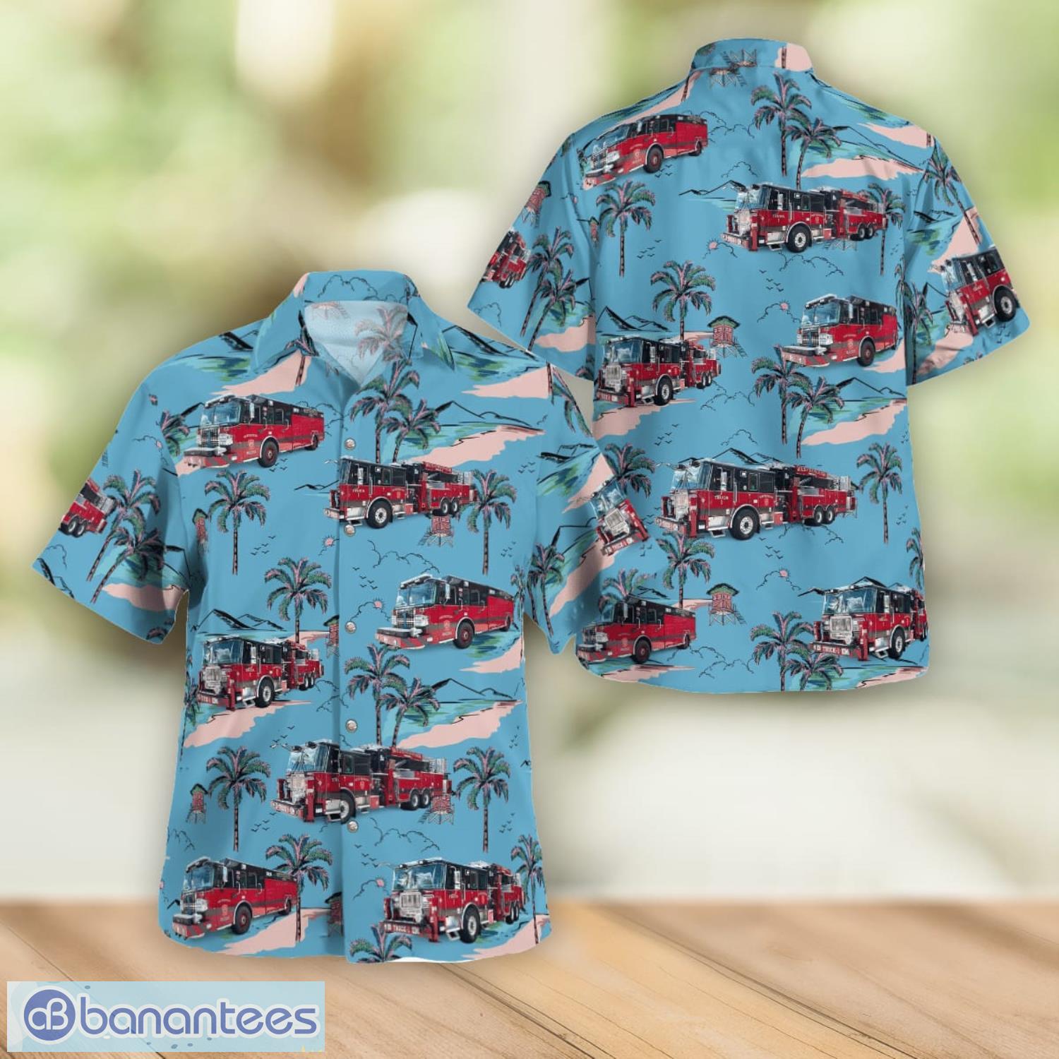 Westborough FD Beach Gift Aloha Hawaiian Shirt Product Photo 1