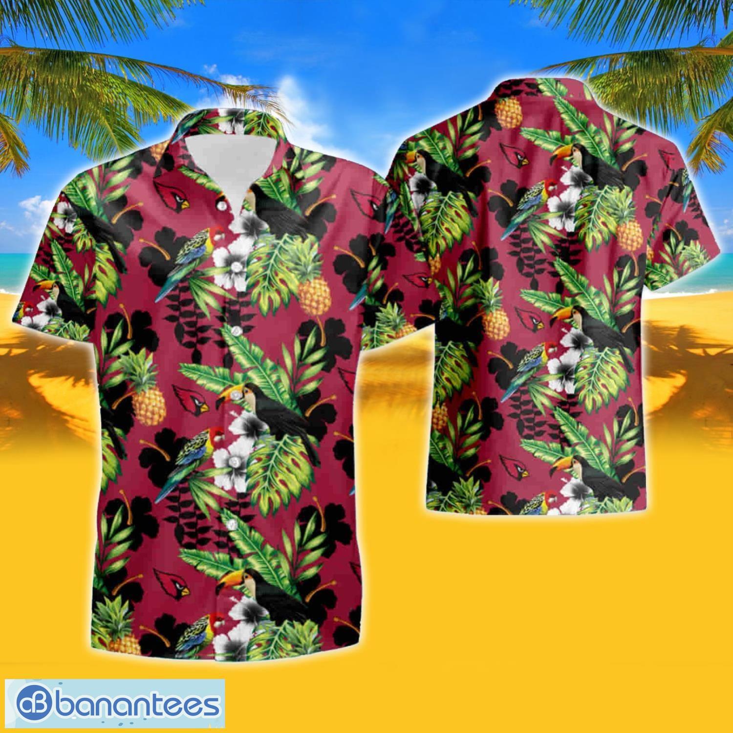 Arizona Cardinals NFL Flower Logo Colorful Hawaiian Shirt