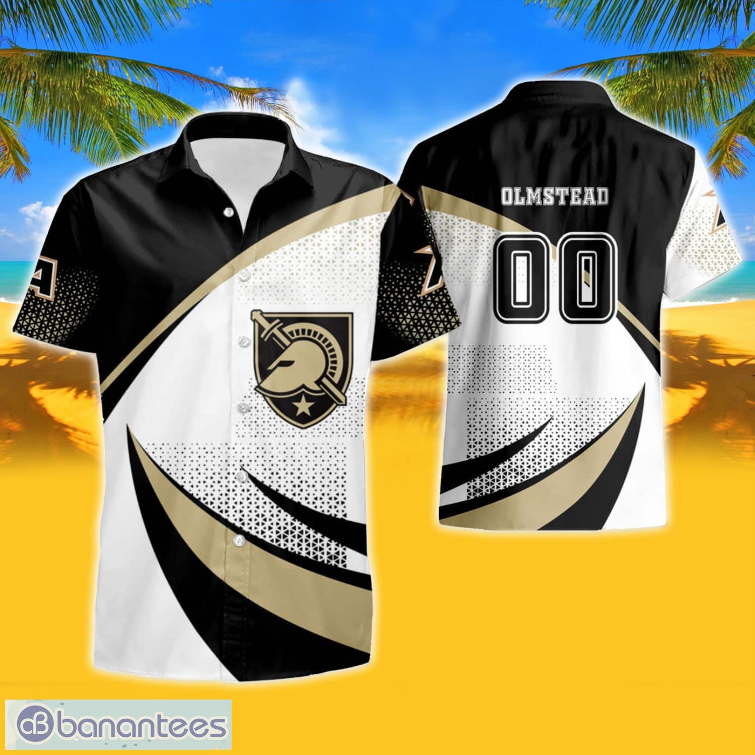 LIMITED] Army Black Knights Summer Hawaiian Shirt And Shorts, With Tropical  Patterns For Fans