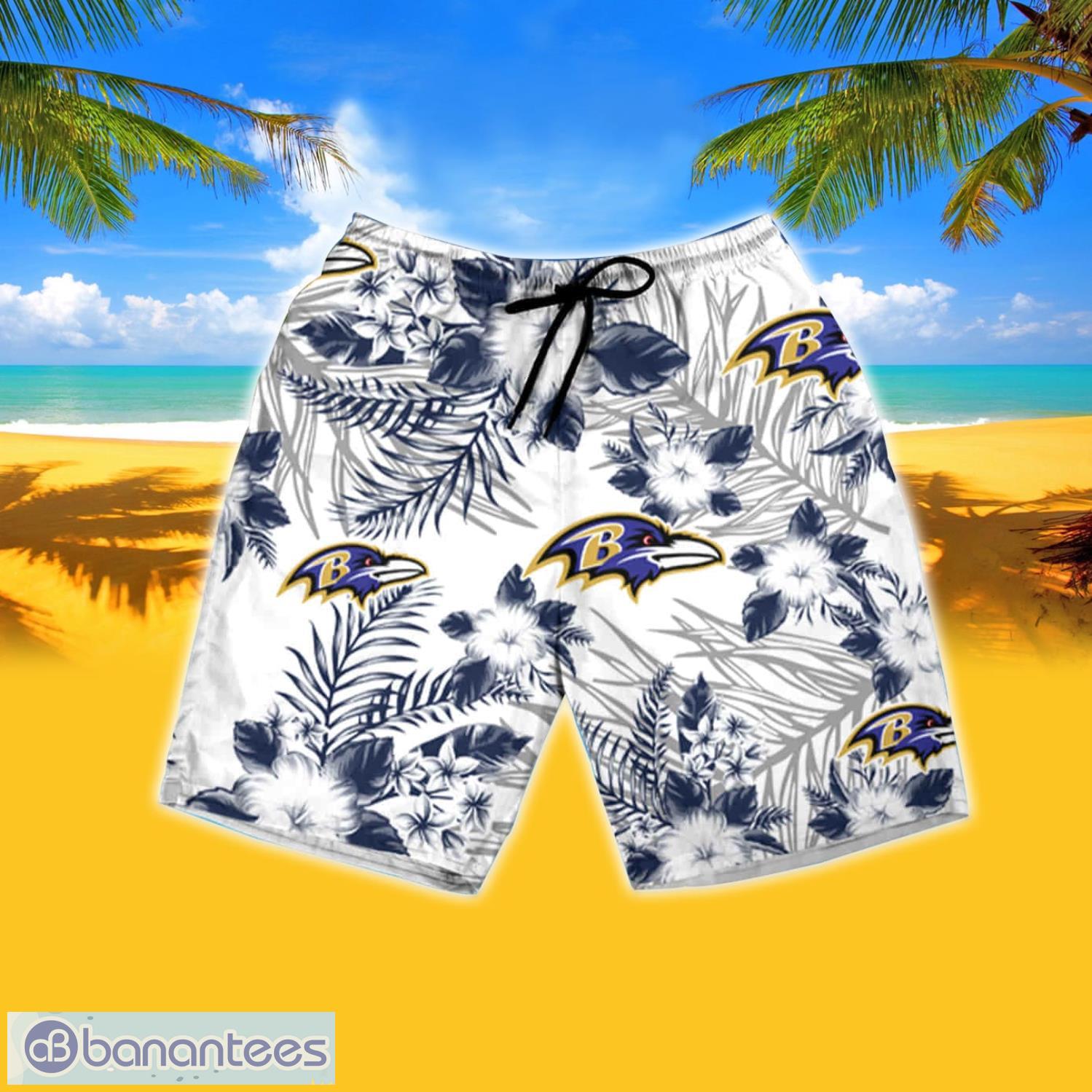 Baltimore Ravens Design 4 Beach Hawaiian Shirt Men And Women For