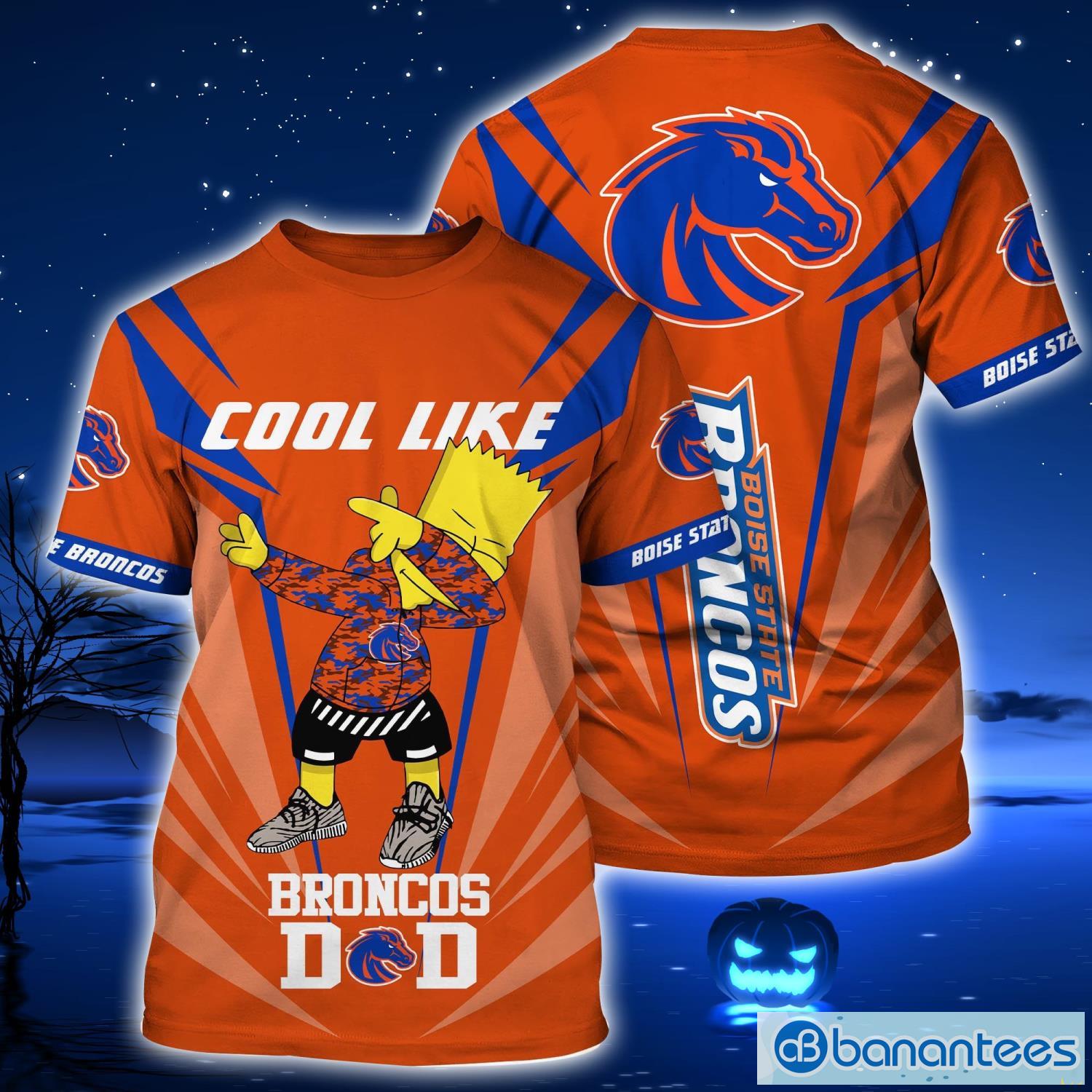 Boise State Broncos Sport Fans 3D T-Shirt Gift For Dad - Banantees