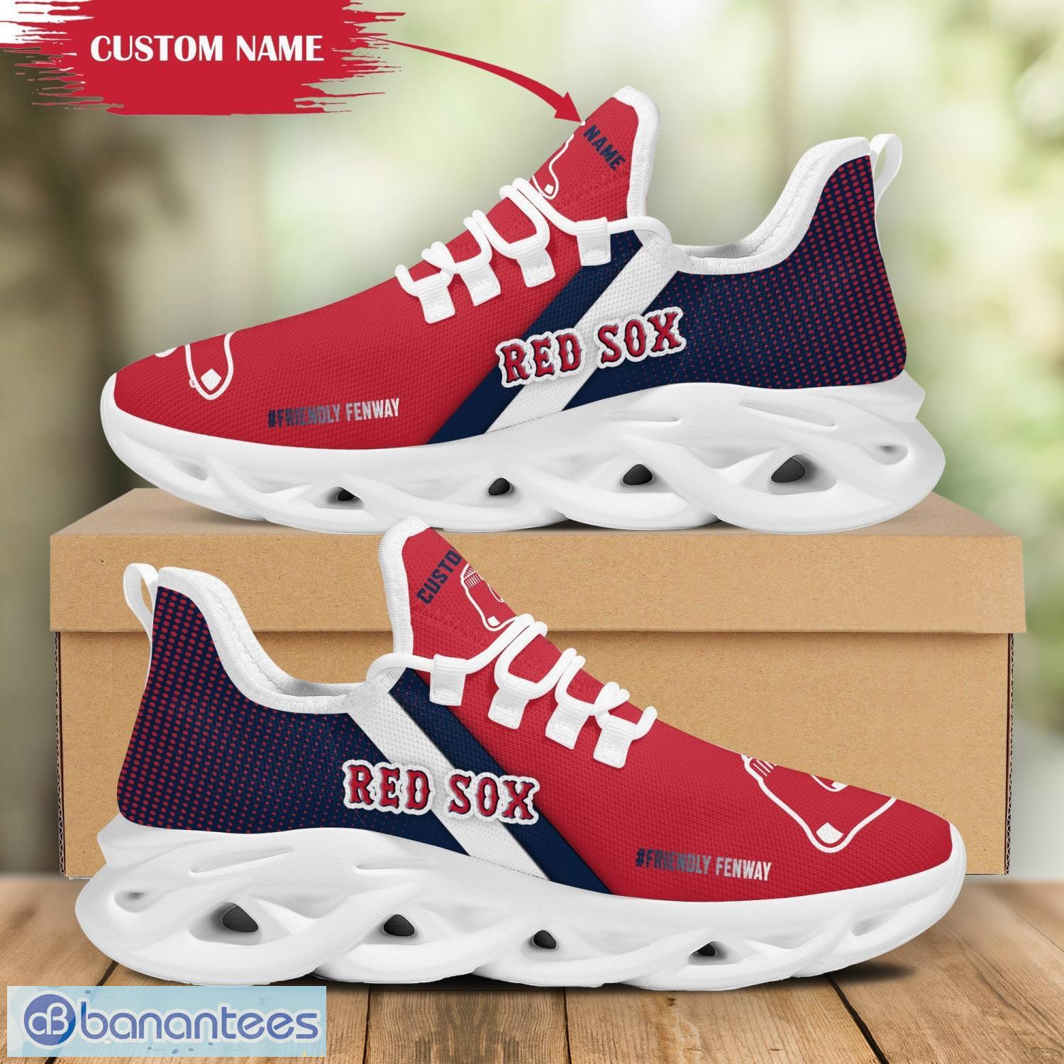 Boston Red Sox Custom Womans Shoes 