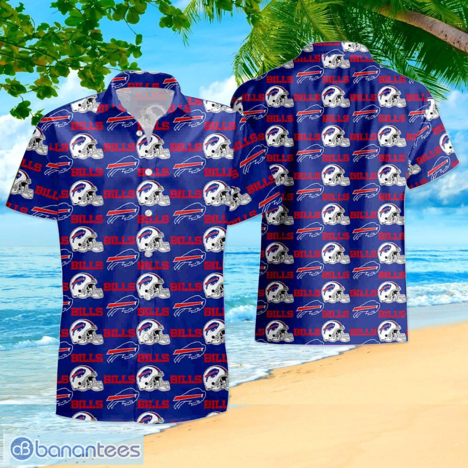 Buffalo Bills Hawaiian Shorts and Shirt Summer Beach Shirt Full Over Printt  - Banantees