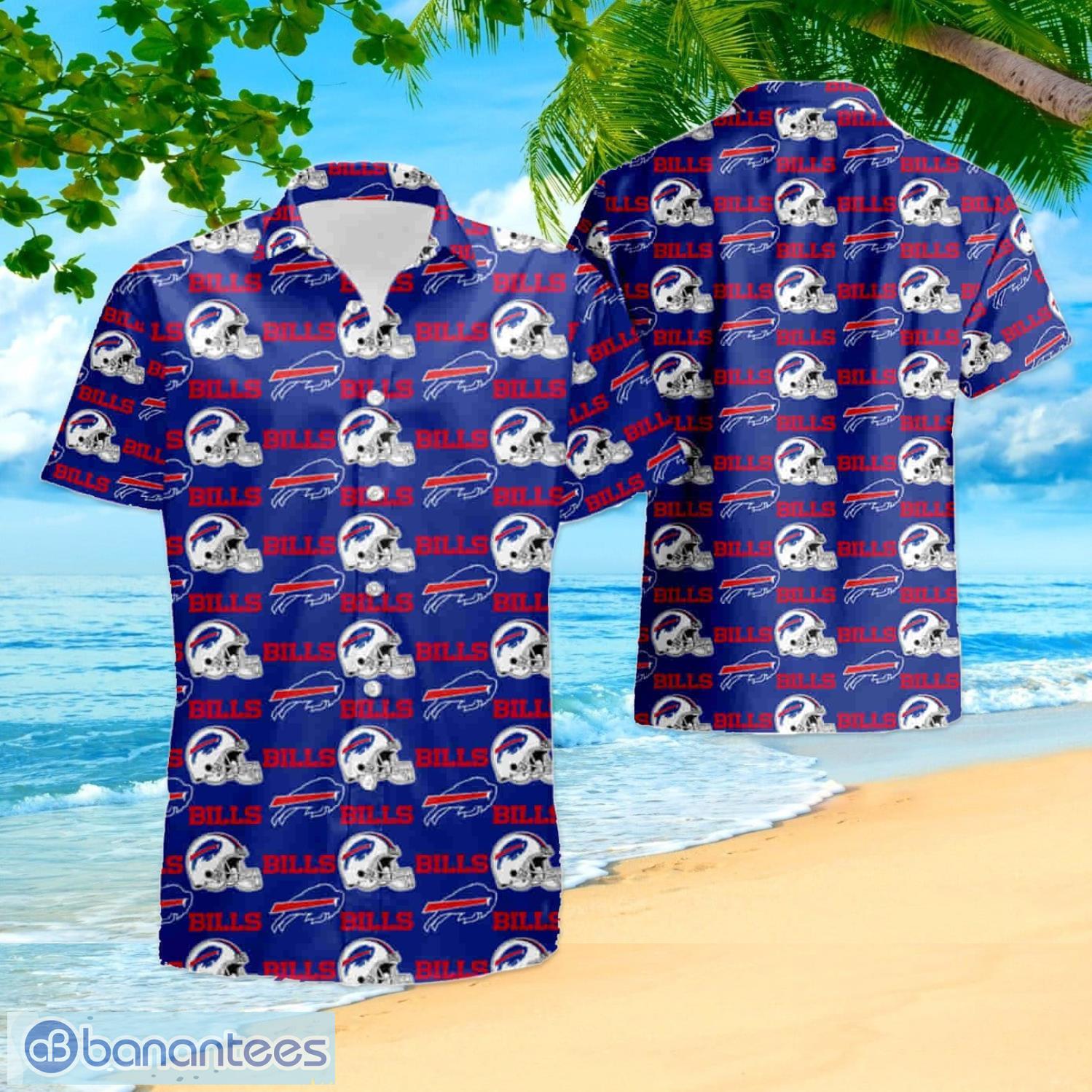 Buffalo Bills Hawaiian Button Up Hawaiian Shirt And Shorts Happy Summer  Gift For Fans - Banantees